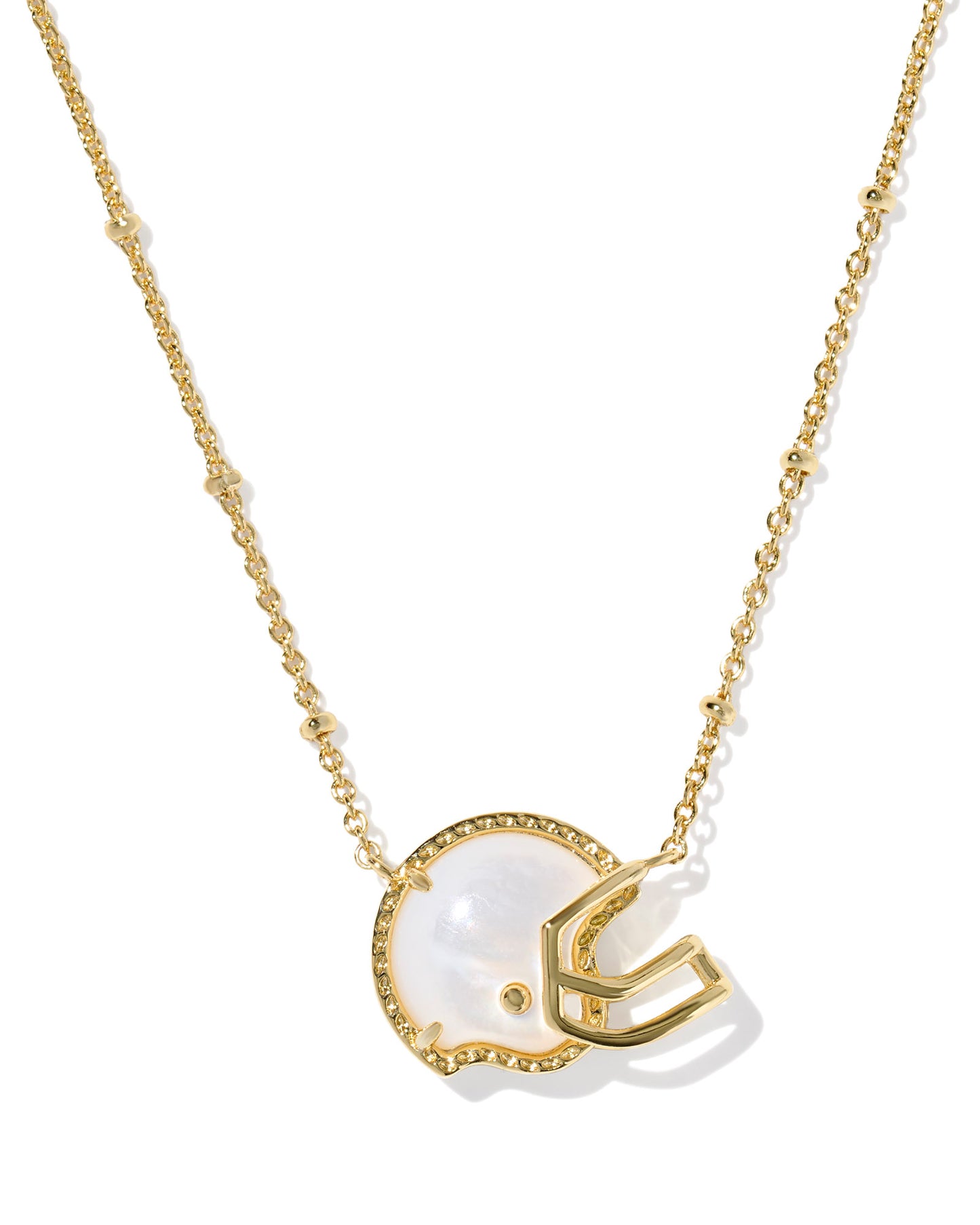 Football Helmet Pendant Necklace - KS