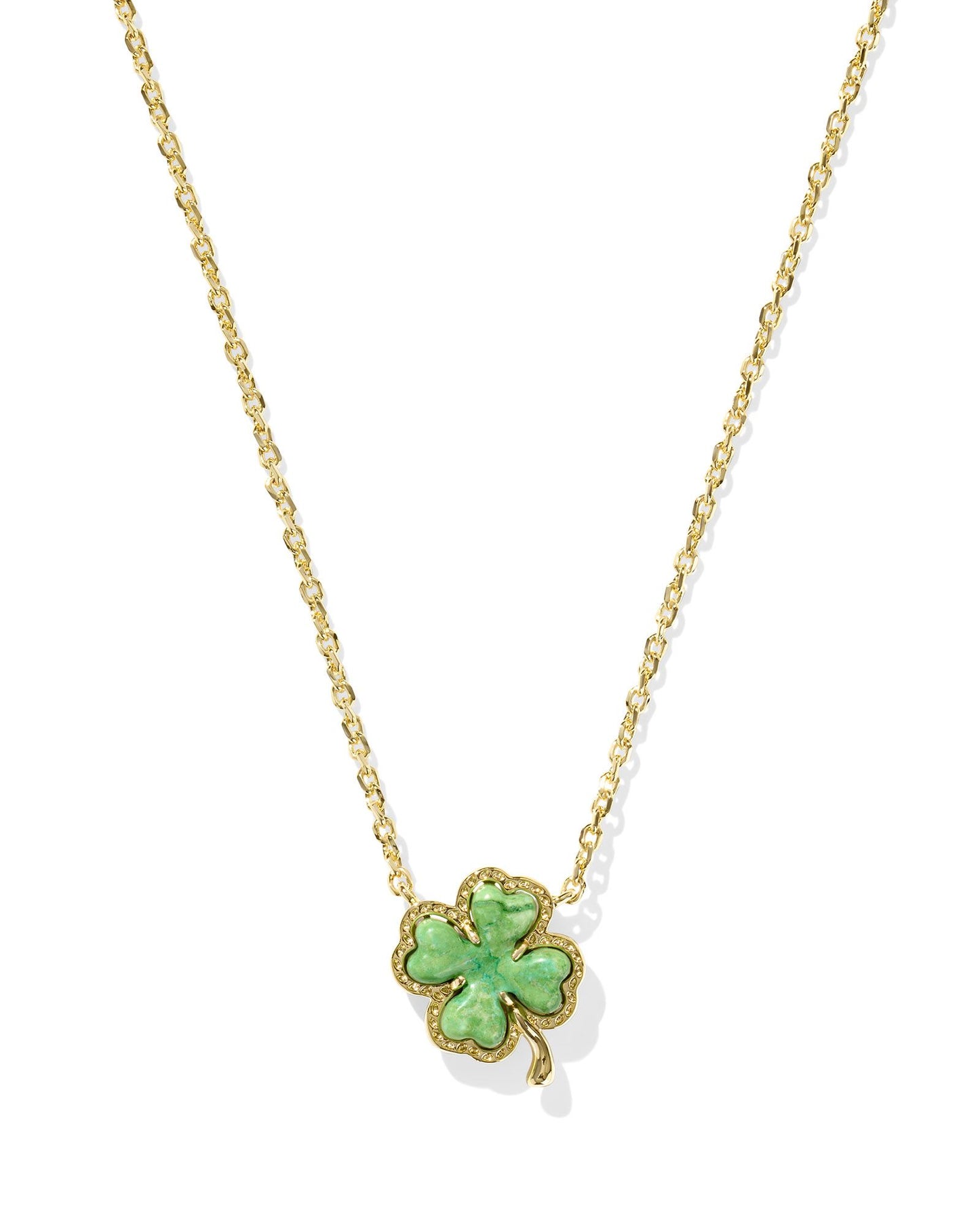 Clover Short Pendant Necklace - KS