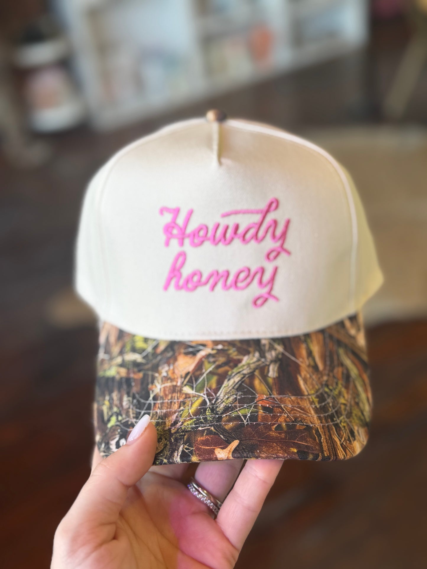 Howdy Honey Camo Trucker Hat