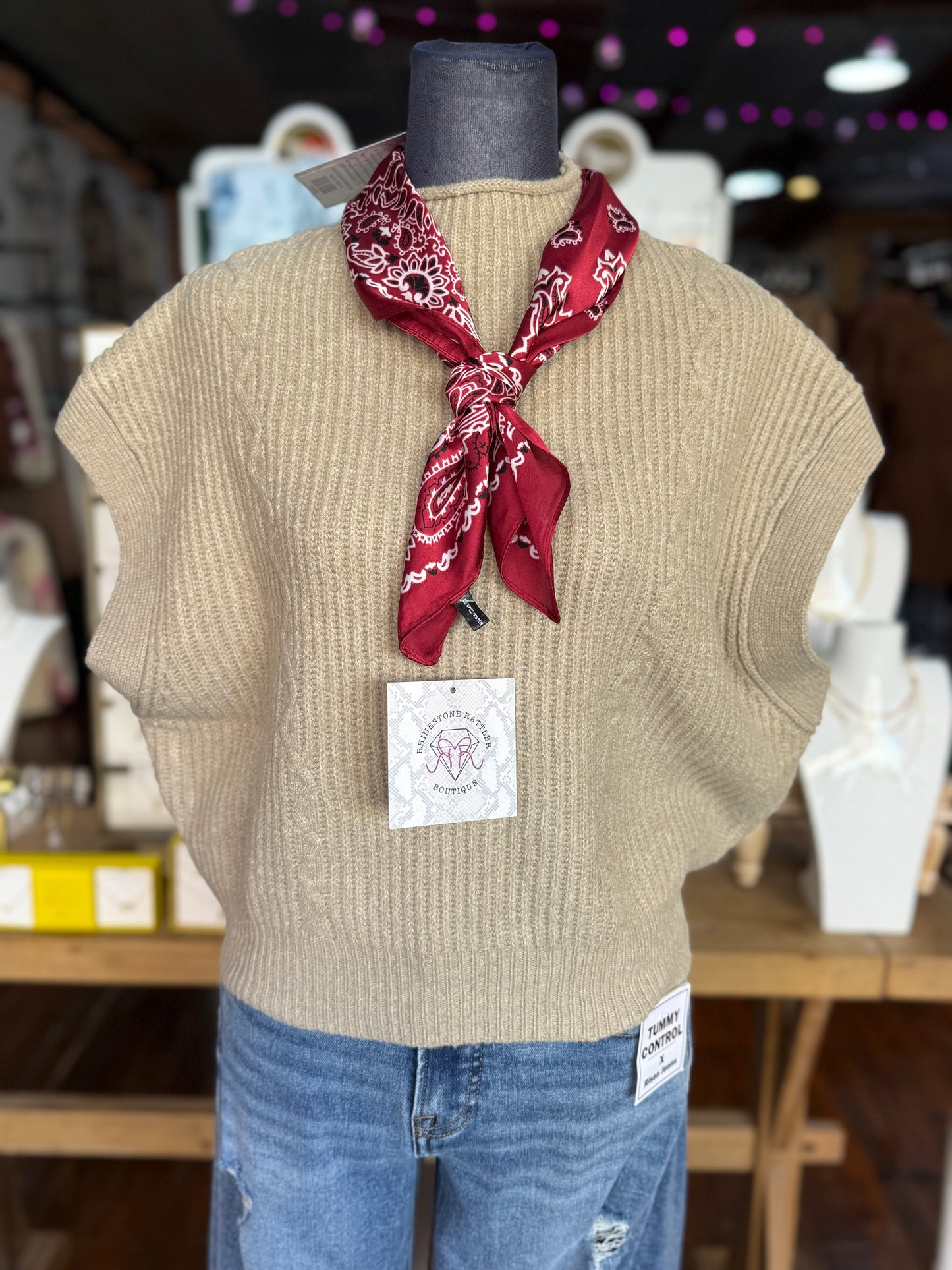 Mocha Mousse Sweater Top