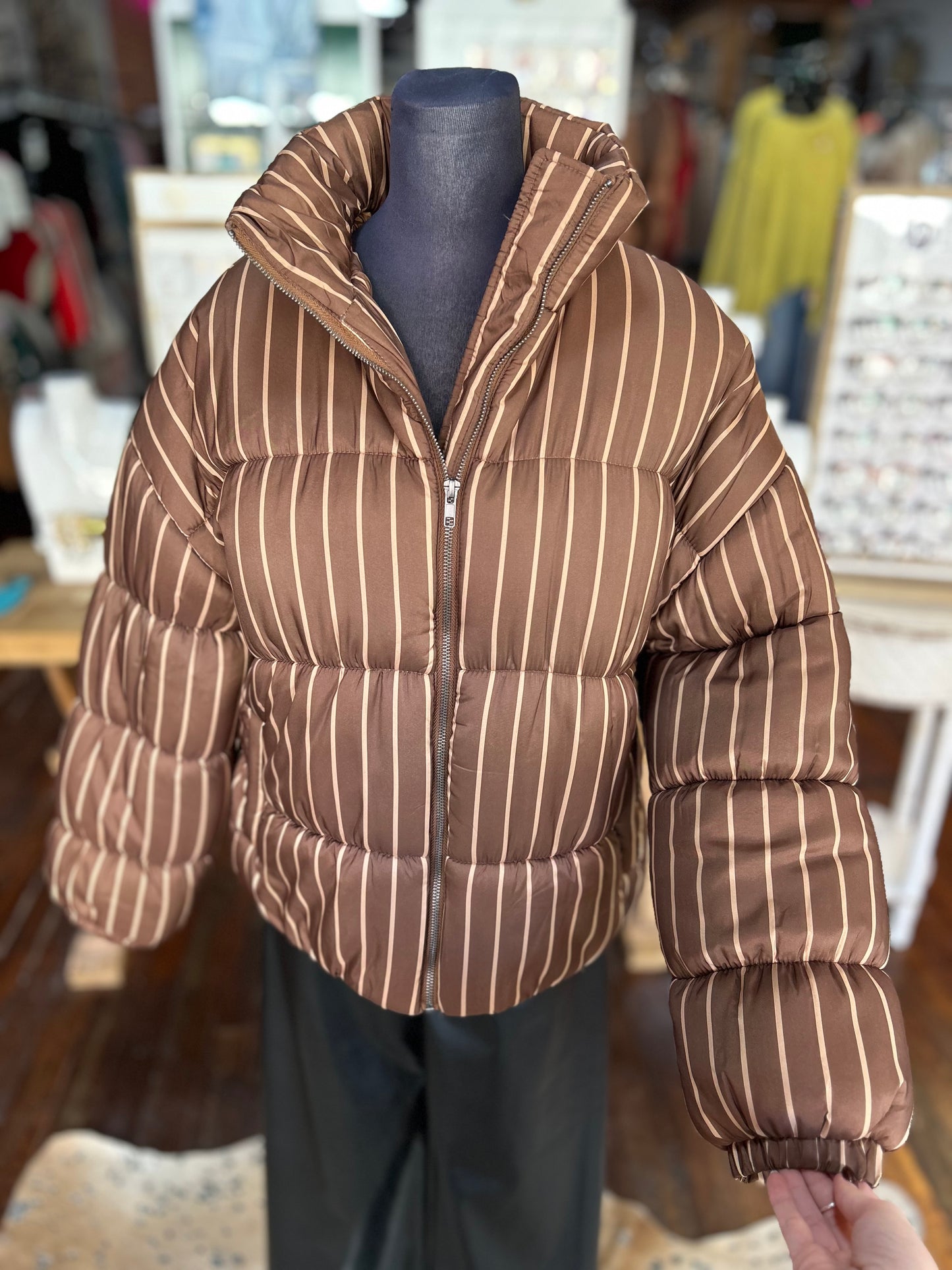 Buffy Brown Puffer Jacket