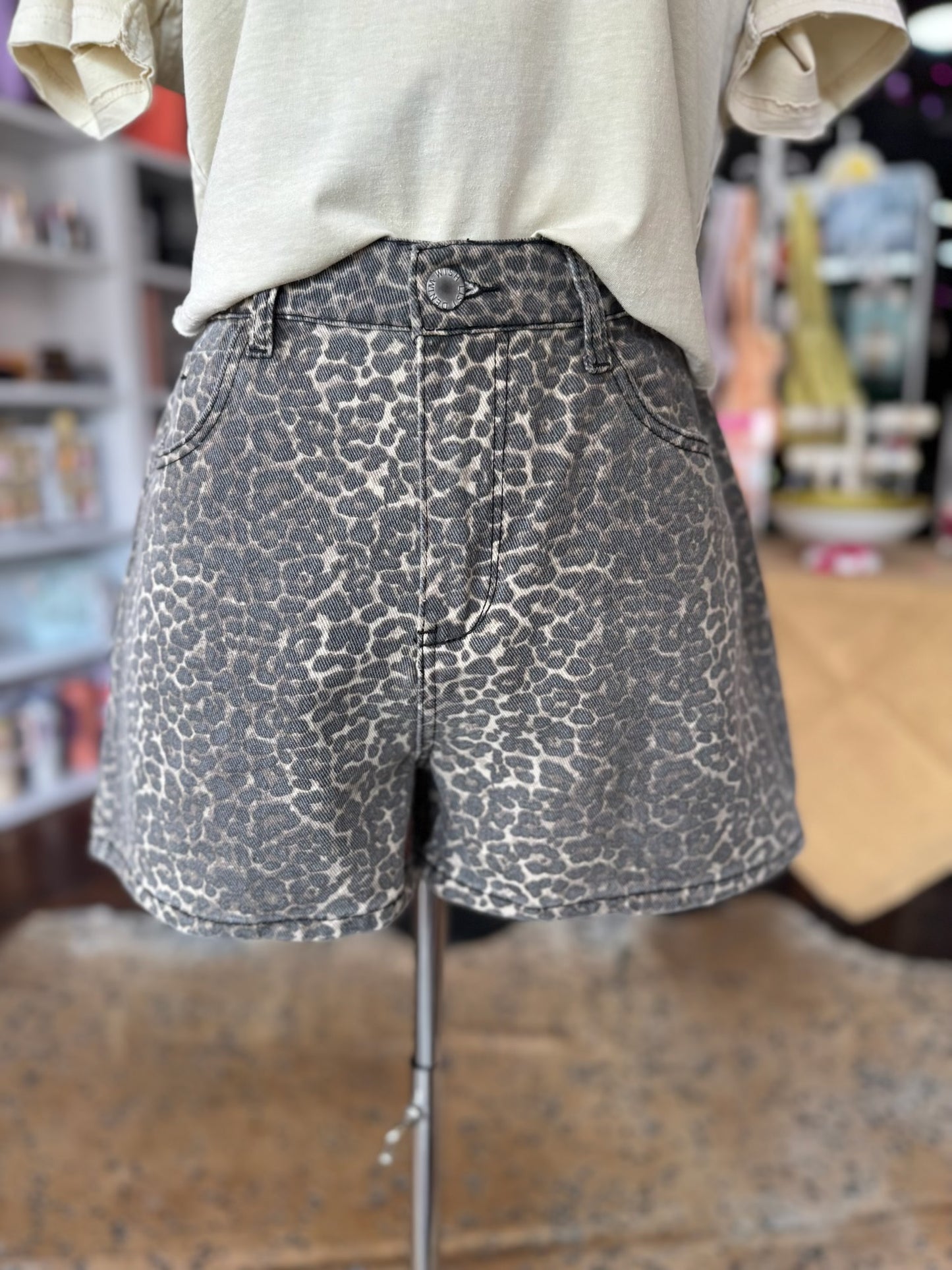 Snook Leopard Shorts
