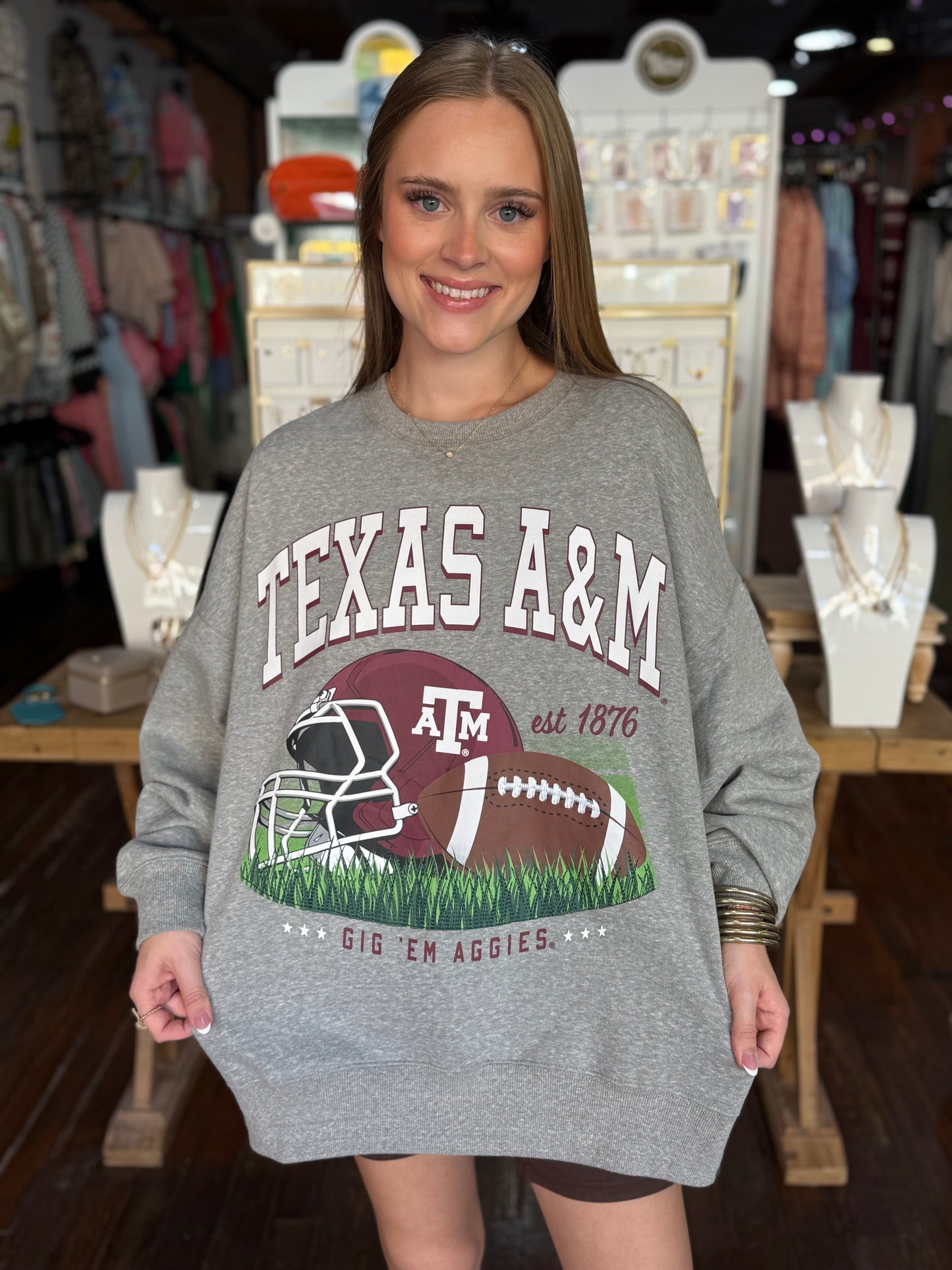 Texas A&M Multimedia Crewneck