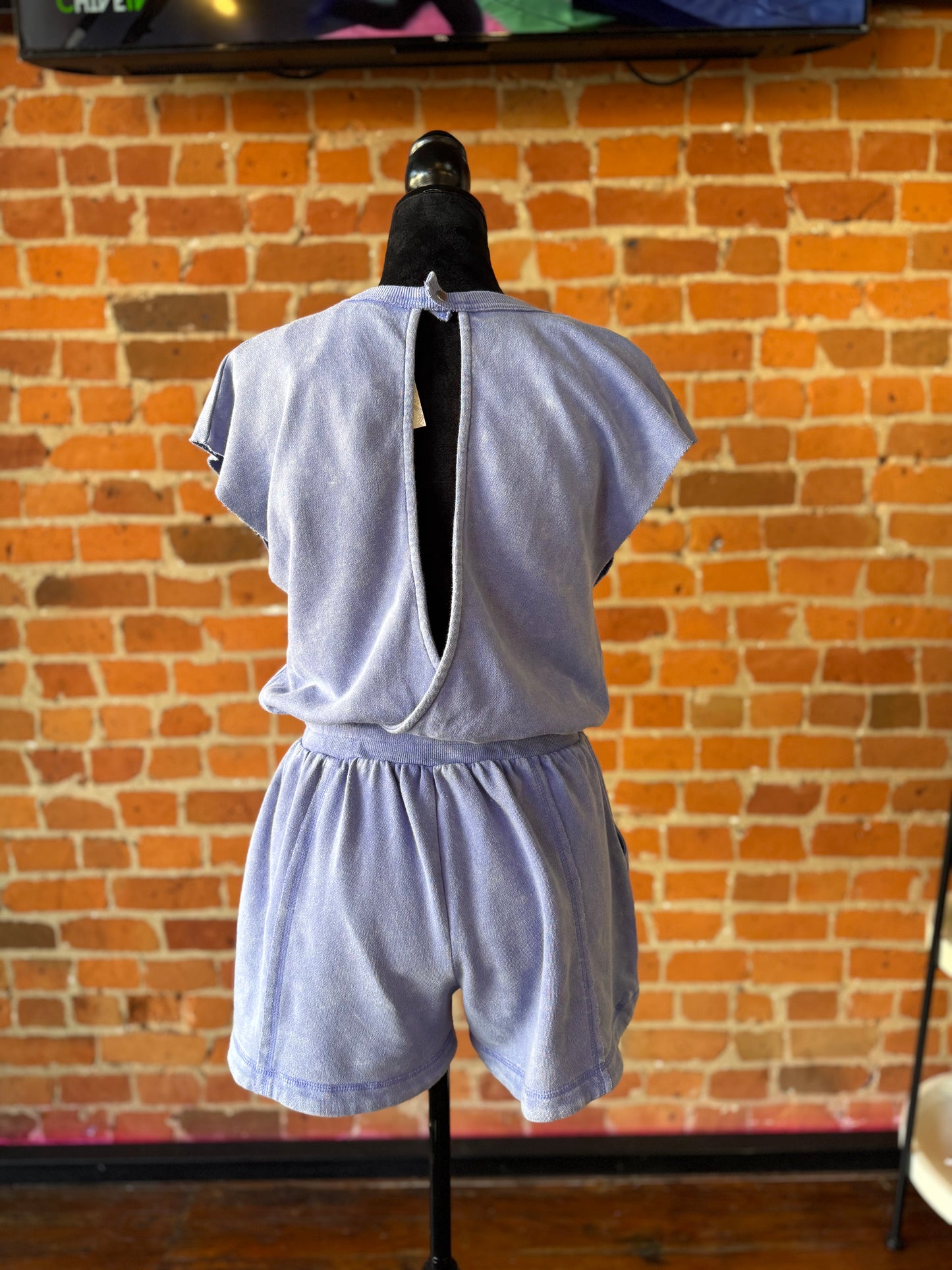 Delta Romper in Blue