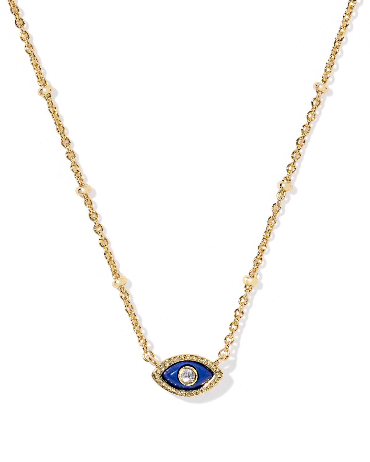 Mini Eye Short Pendant Necklace - KS