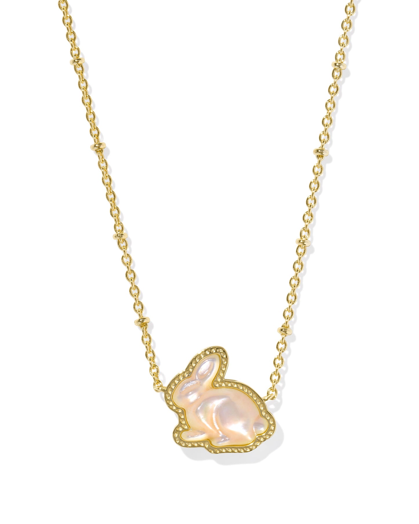 Bunny Short Pendant Necklace - KS