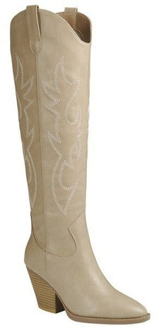 Miranda Tall Boots in Taupe