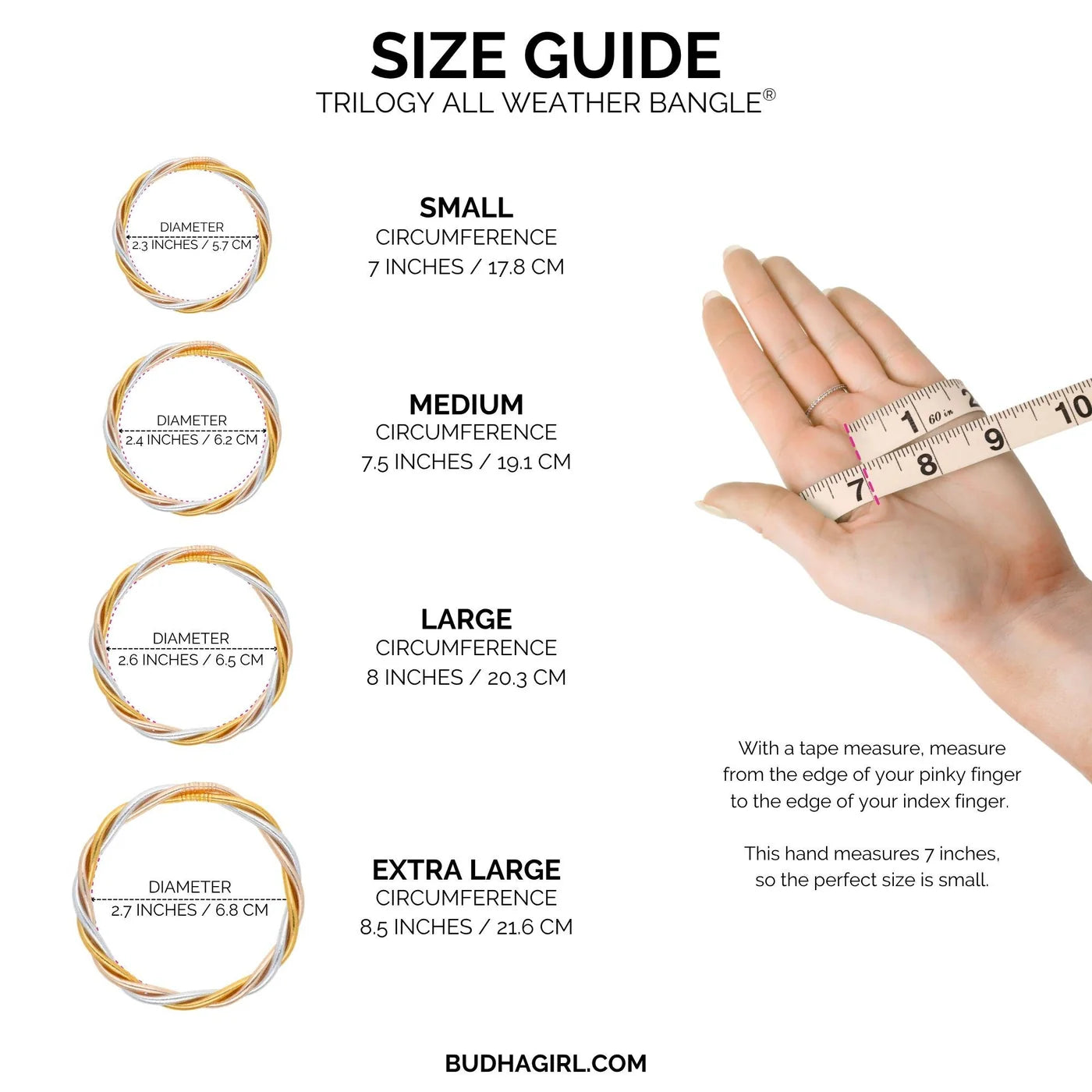 Trilogy All Weather Bangle - BuDhaGirl