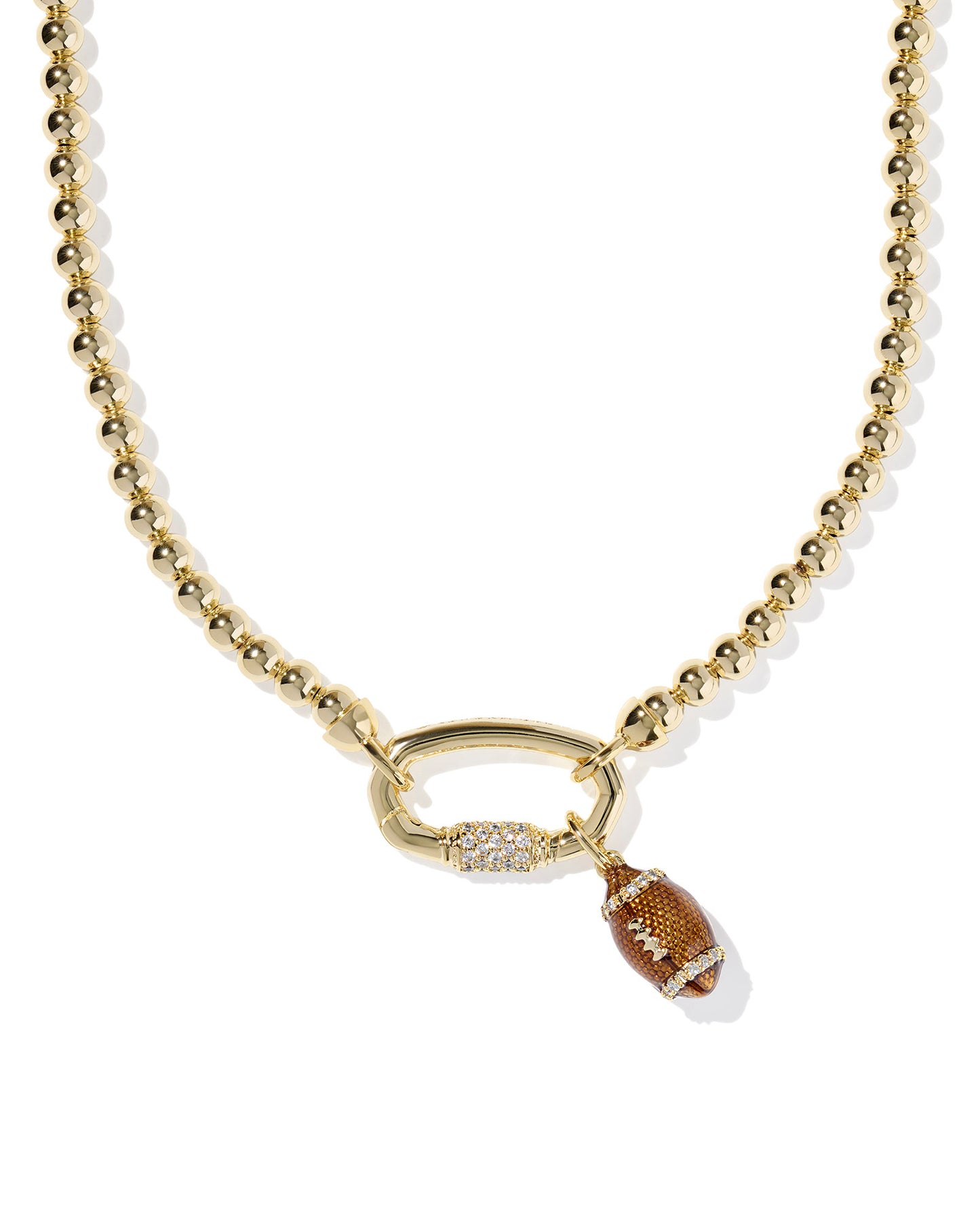Football Metal Strand Necklace - KS