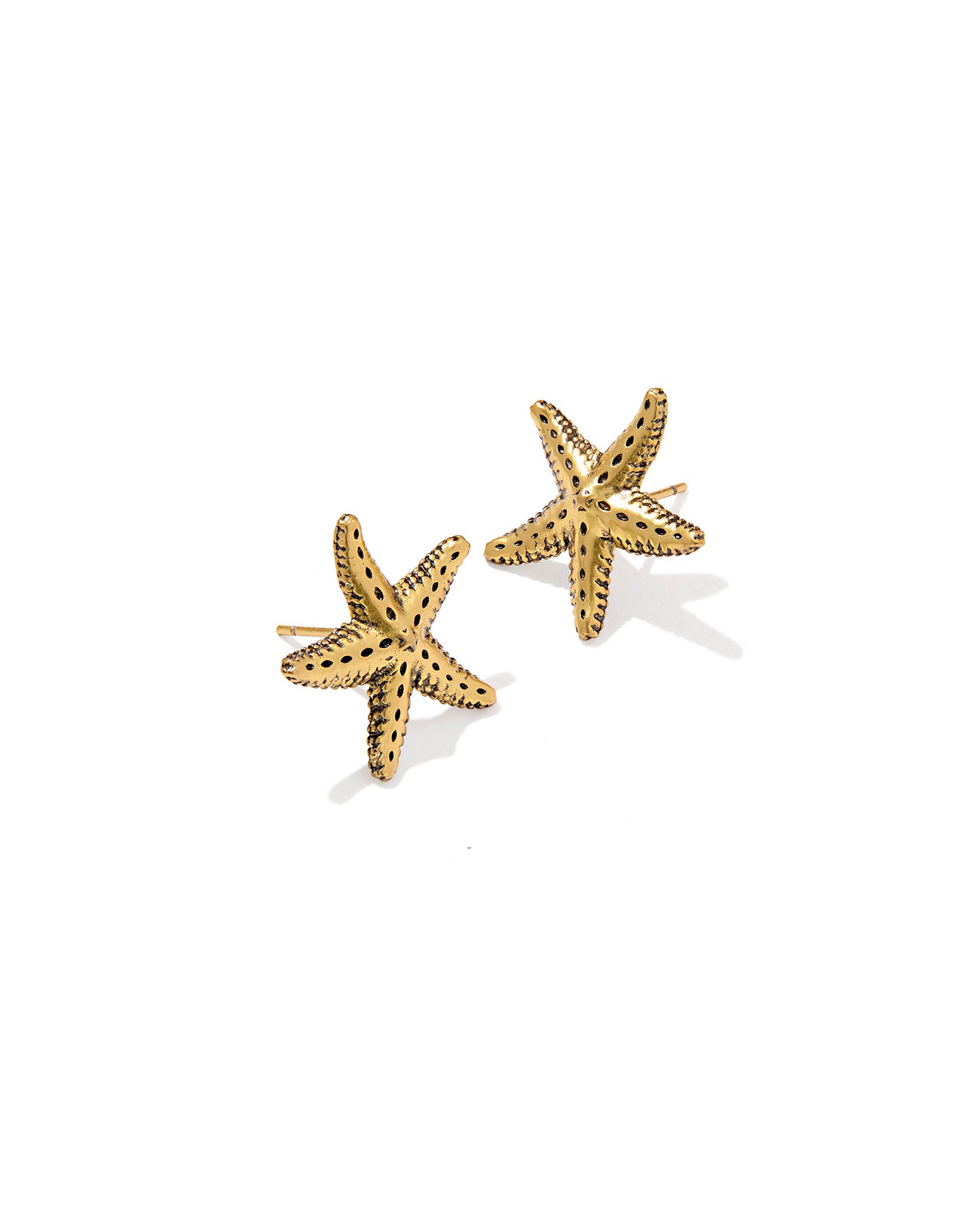 Parker Starfish Metal Stud Earrings - KS