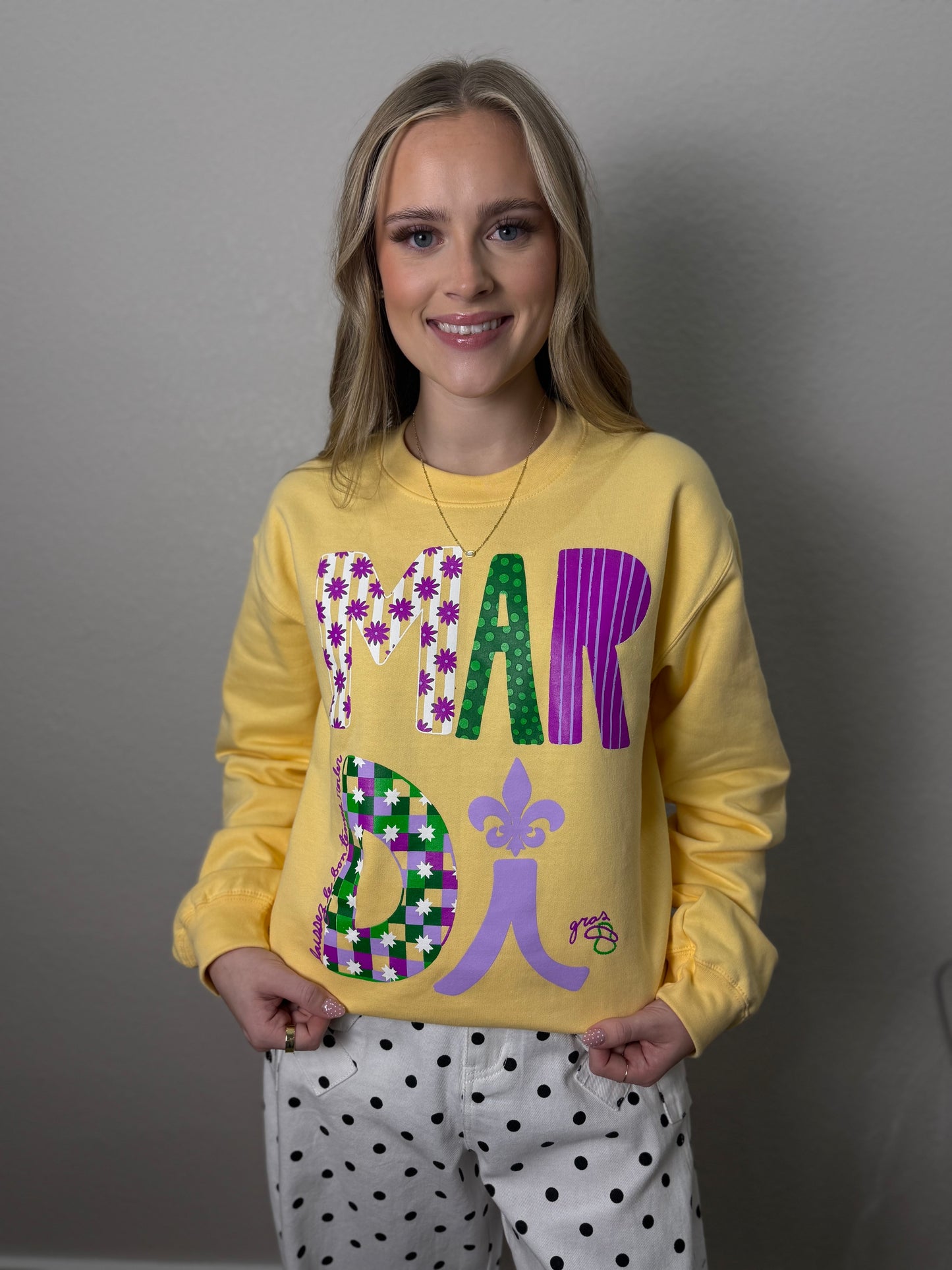 Mardi Gras Chic Sweatshirt