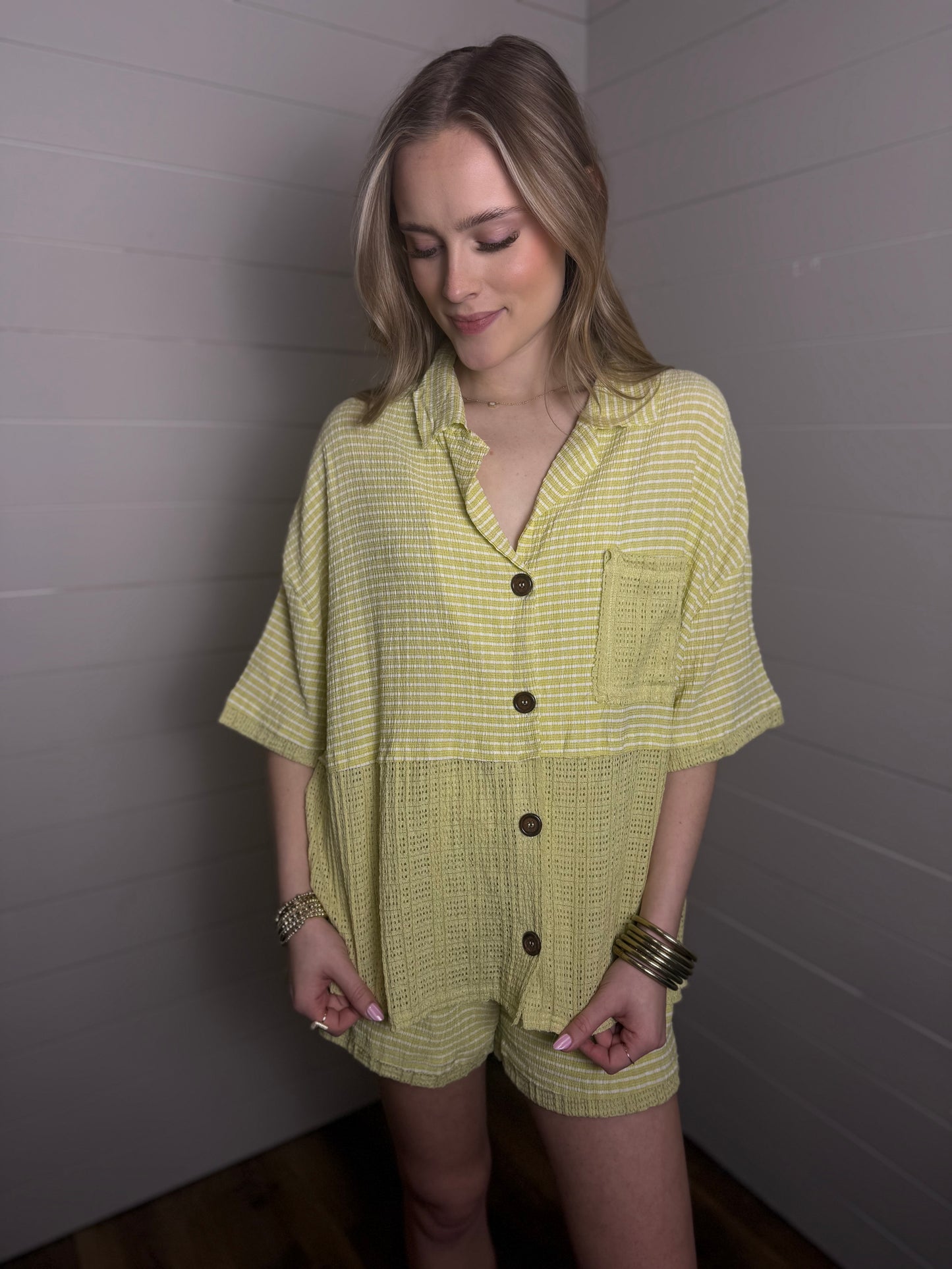 Limon Breeze Button Down Set