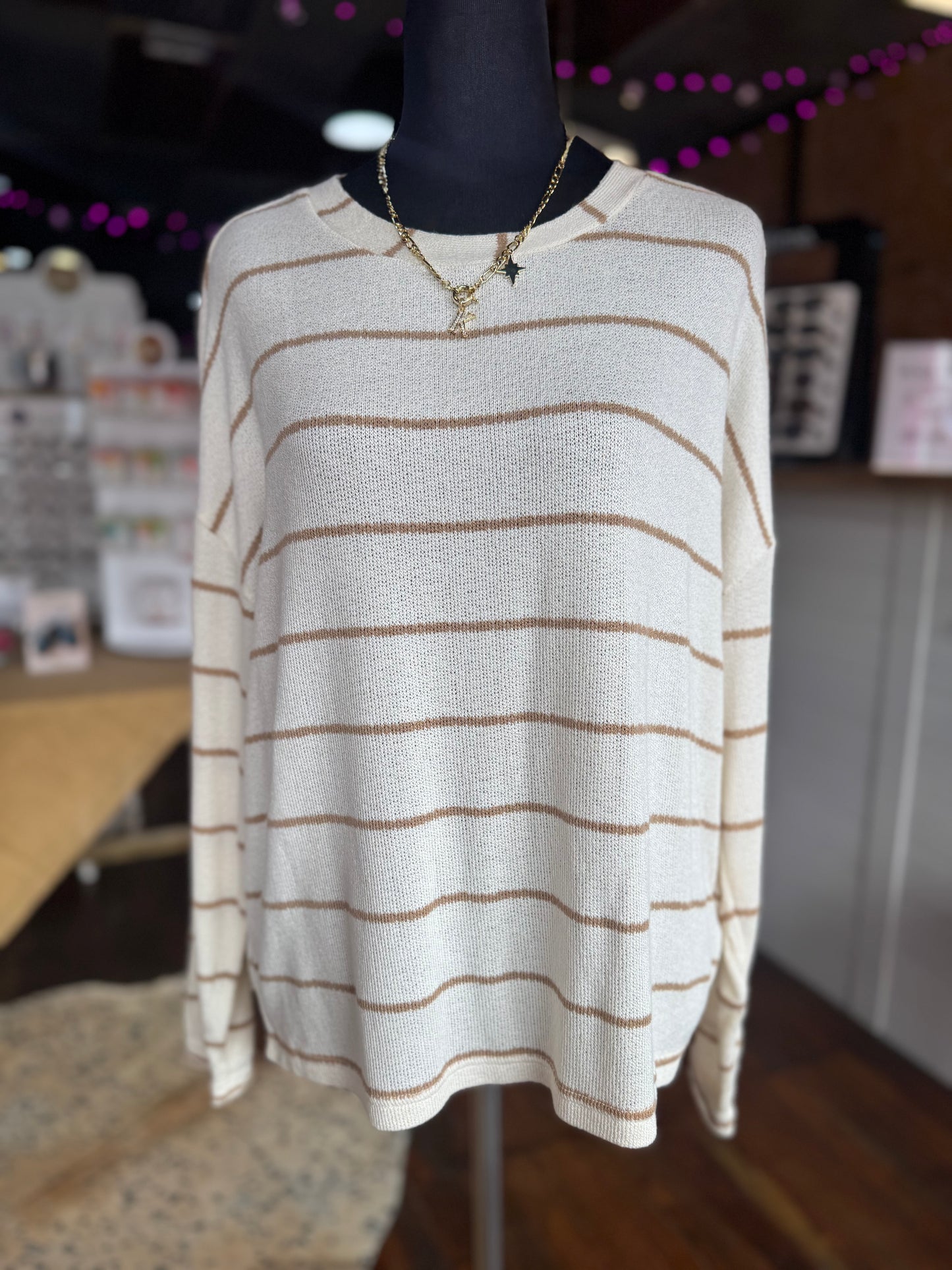 Wilm Lightweight Striped Sweater