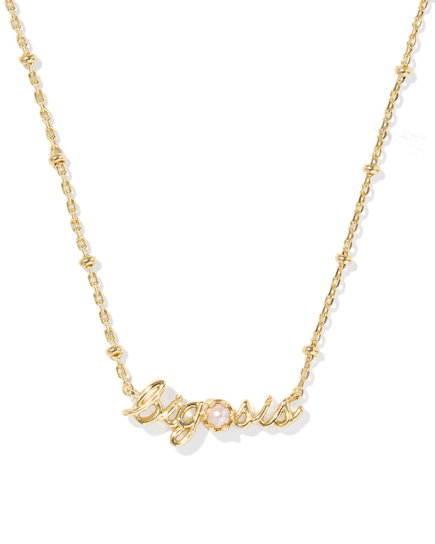Big Sis Short Pendant Necklace - KS