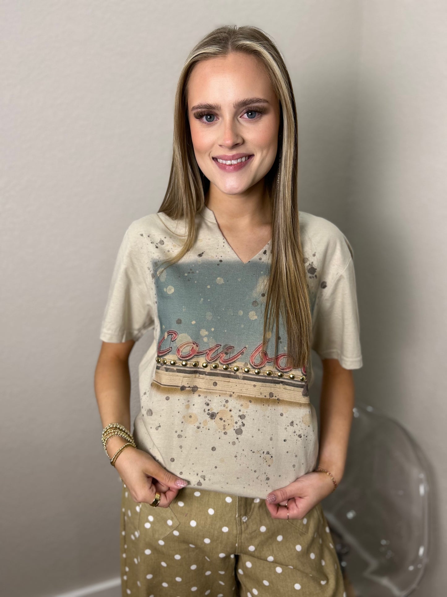 Gina Cutesy Cowboy Graphic