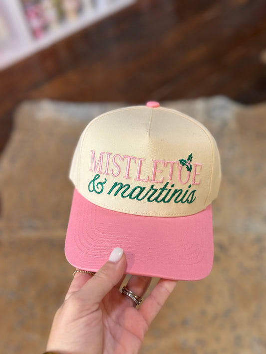 Mistletoe & Martinis Trucker Hat