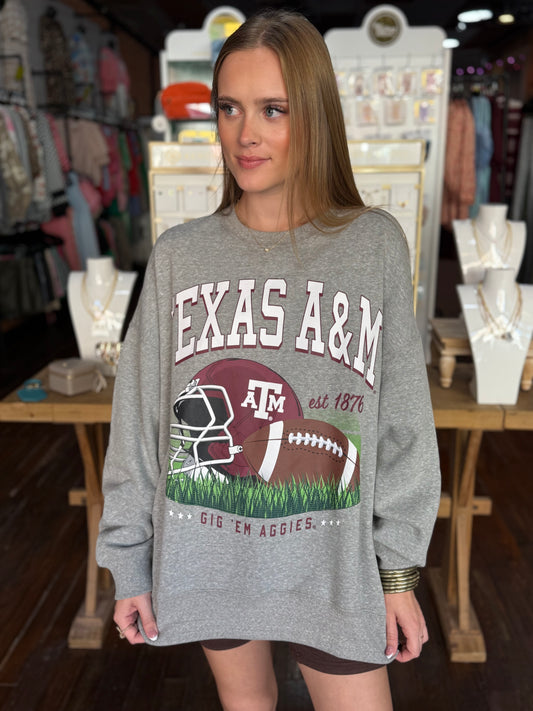 Texas A&M Multimedia Crewneck