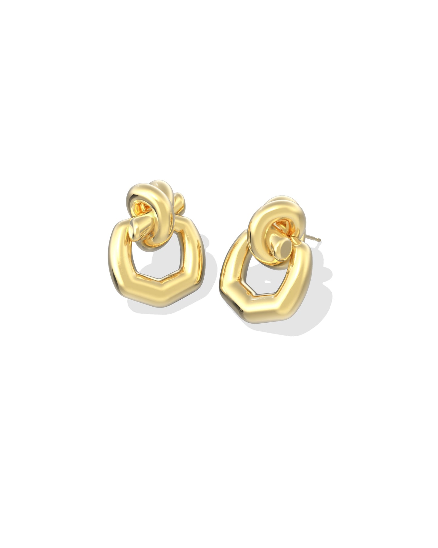 Parker Knot Open Frame Earrings - KS