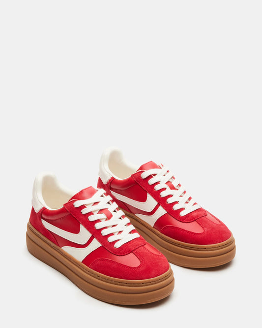 Dodge Red Multi Sneakers - Steve Madden
