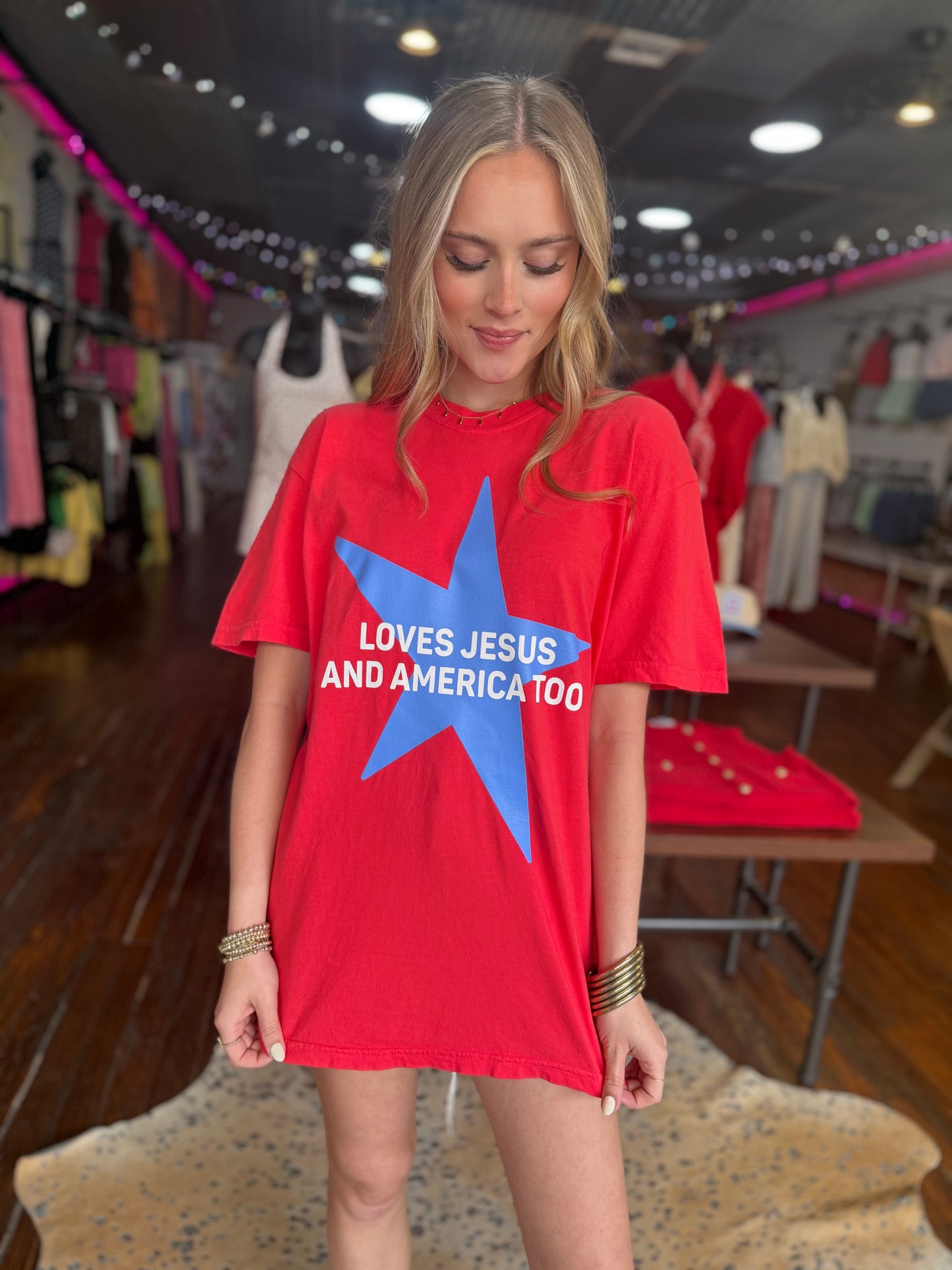 Loves Jesus & America Too Graphic