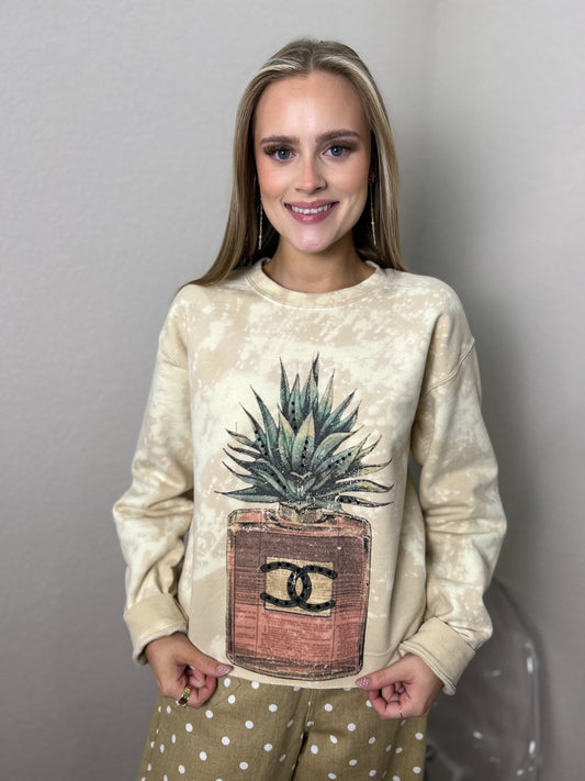 Agave Glitz Crewneck