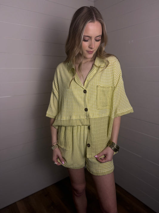 Limon Breeze Button Down Set