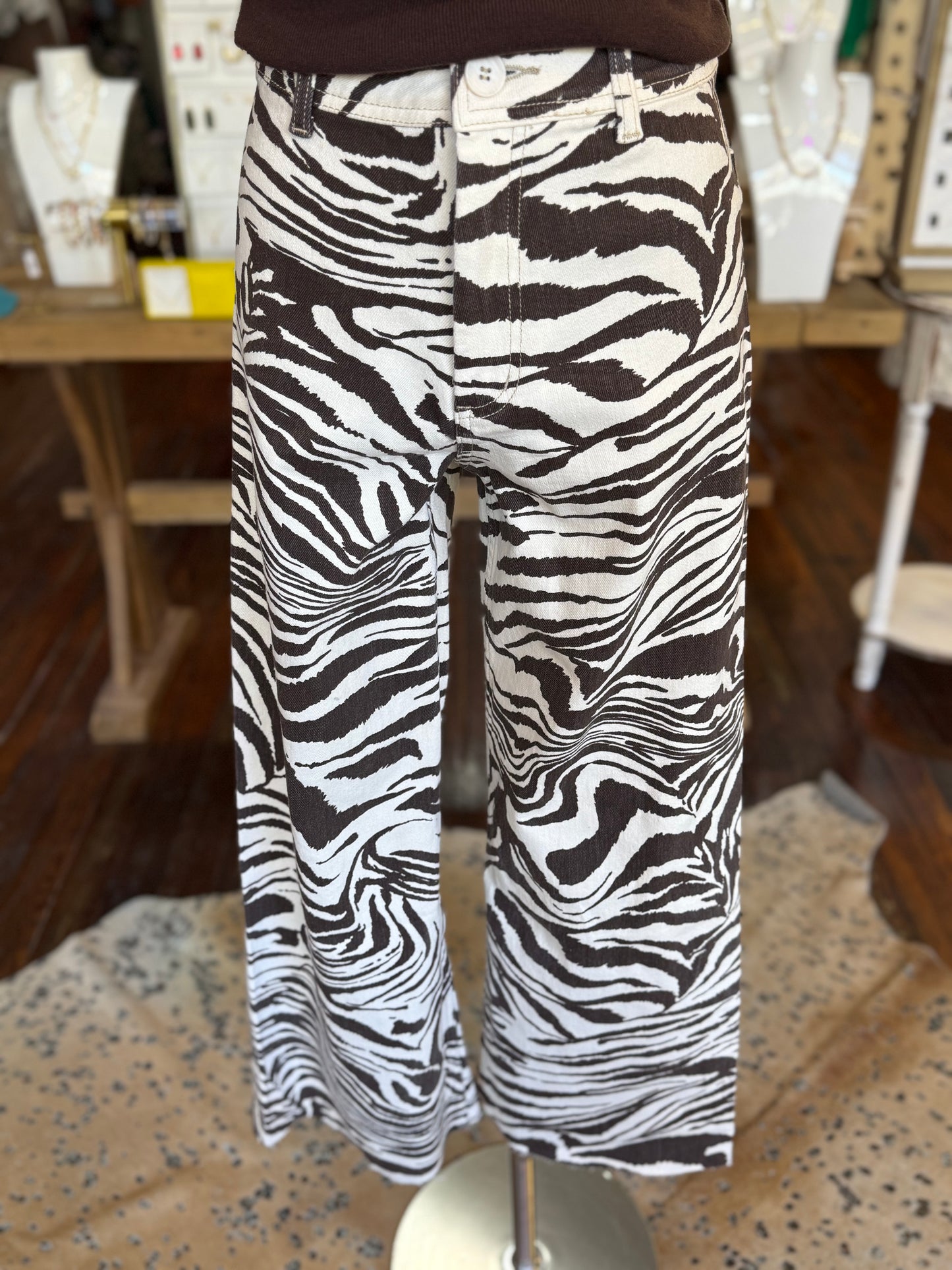 Zebra Pants in Brown