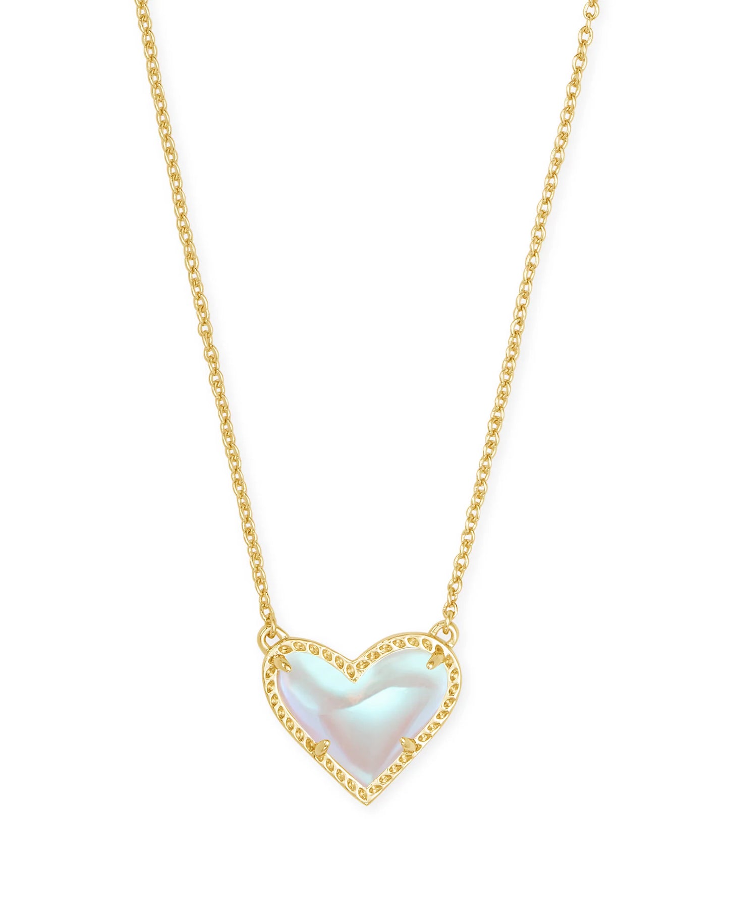 Ari Heart Short Pendant Necklace - KS