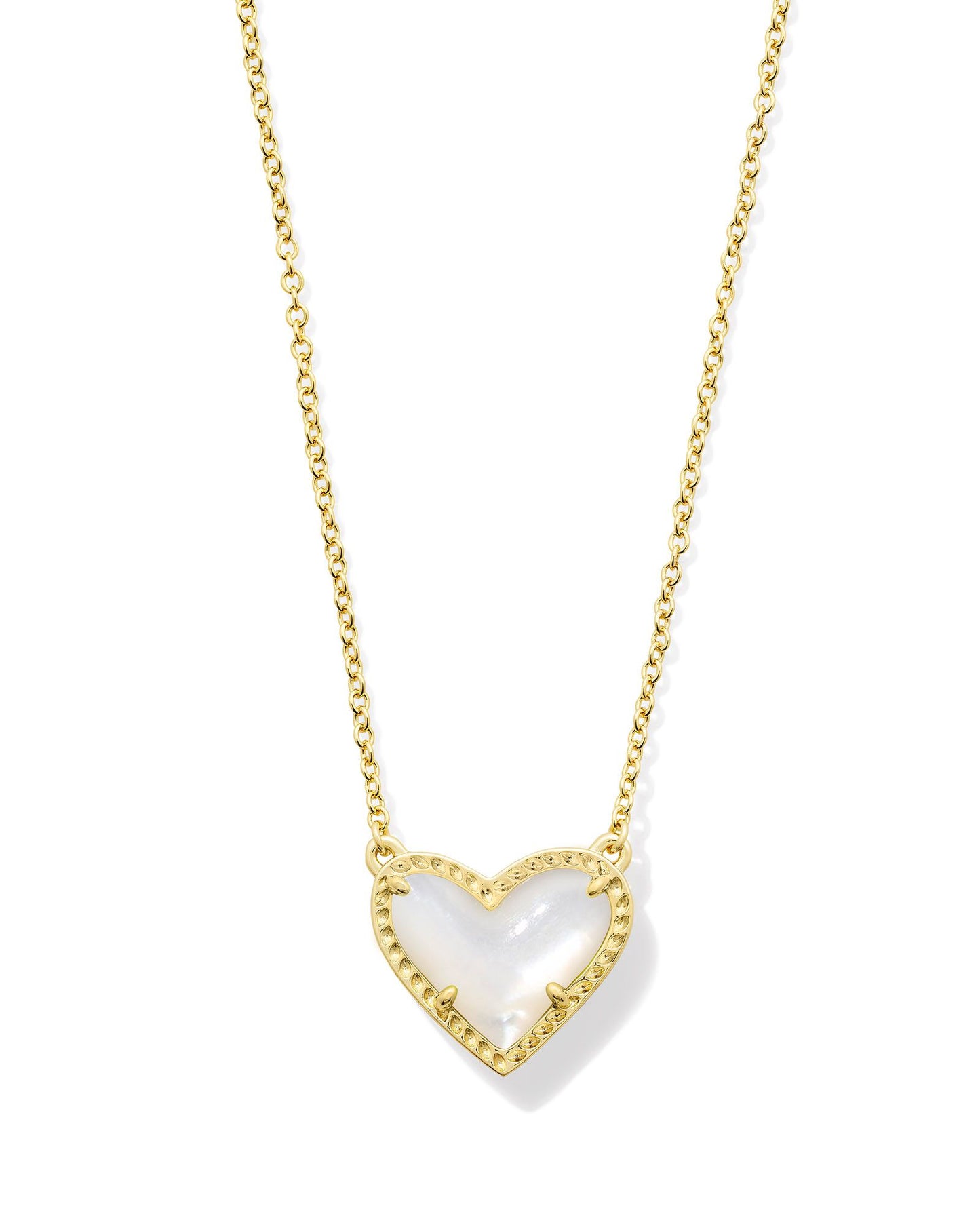 Ari Heart Short Pendant Necklace - KS