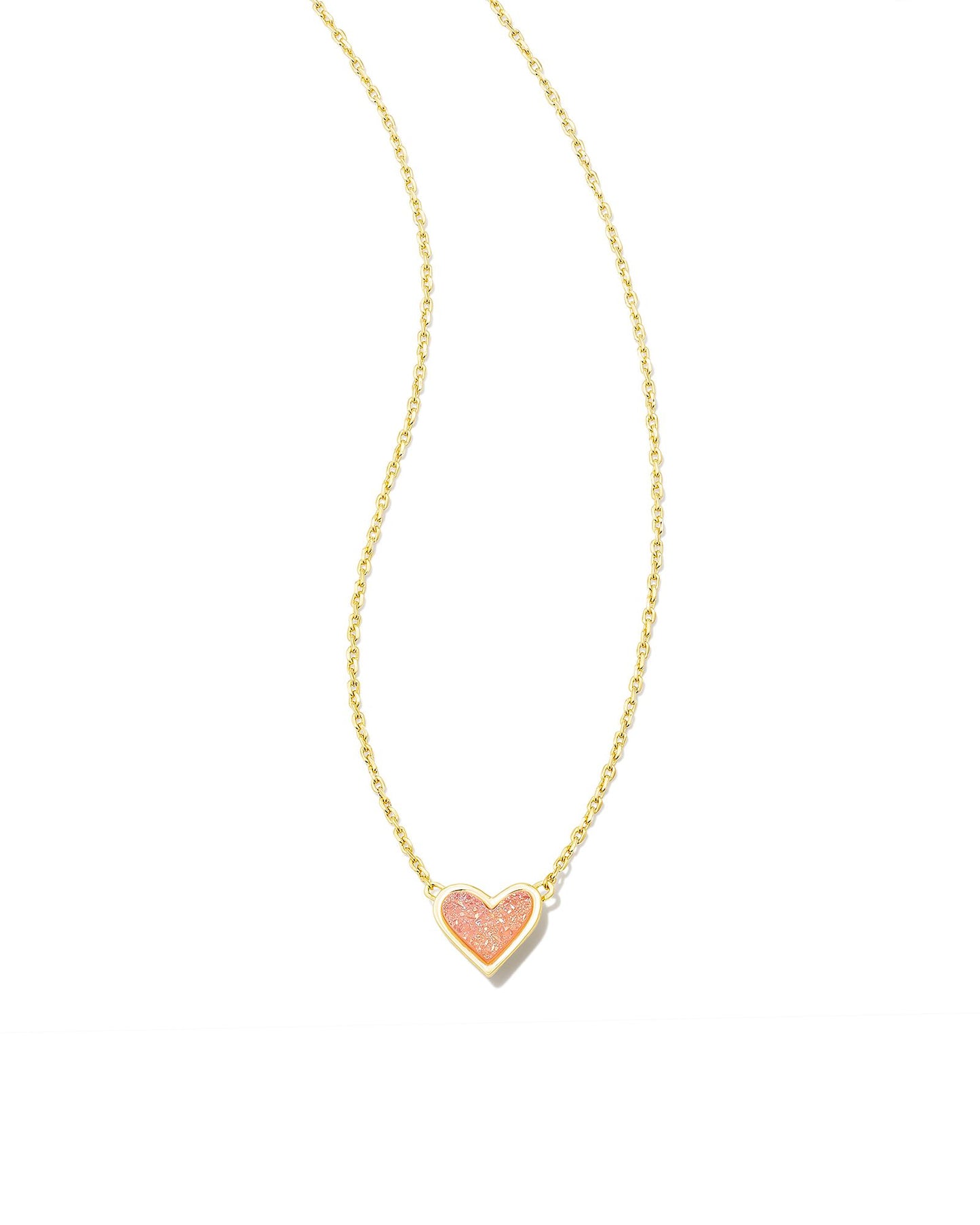 Framed Ari Heart Pendant Necklace - KS