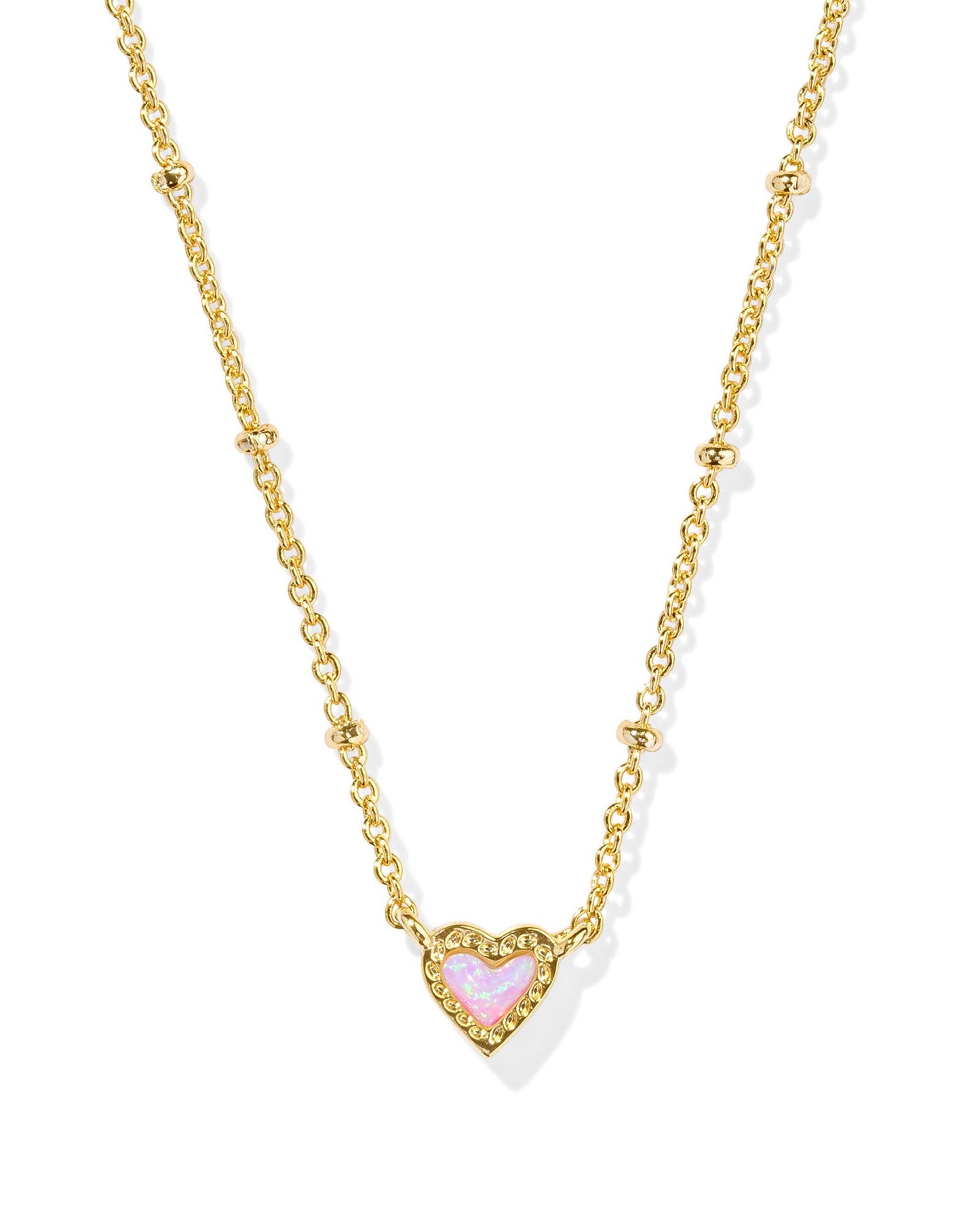 Mini Ari Heart Satellite Short Necklace - KS