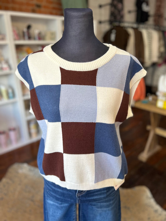 Frosted Mocha Sweater Top