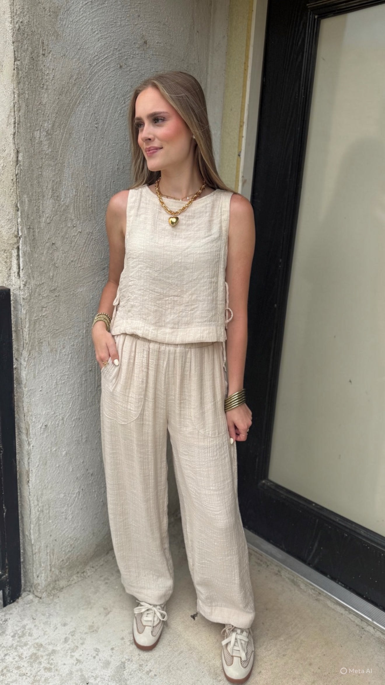 Natalie Textured Lounge Pants