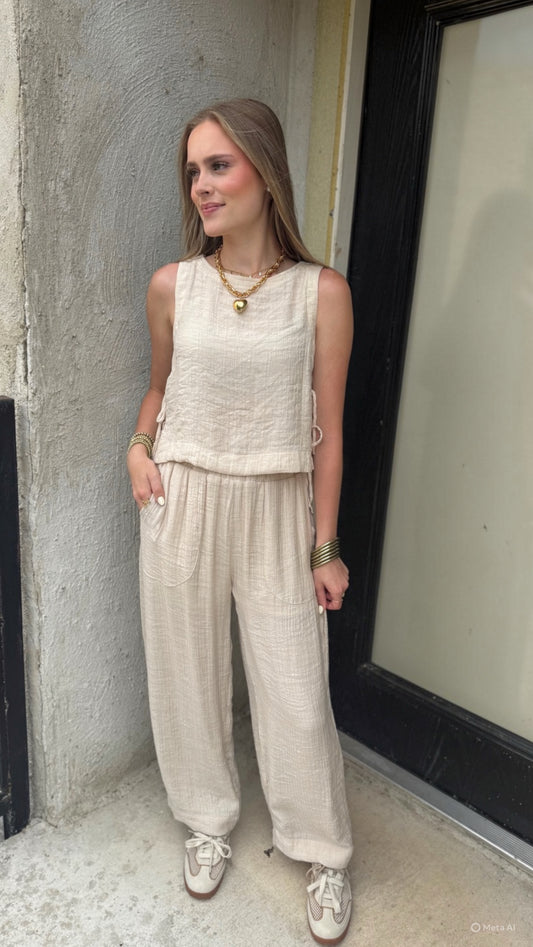 Natalie Textured Lounge Pants