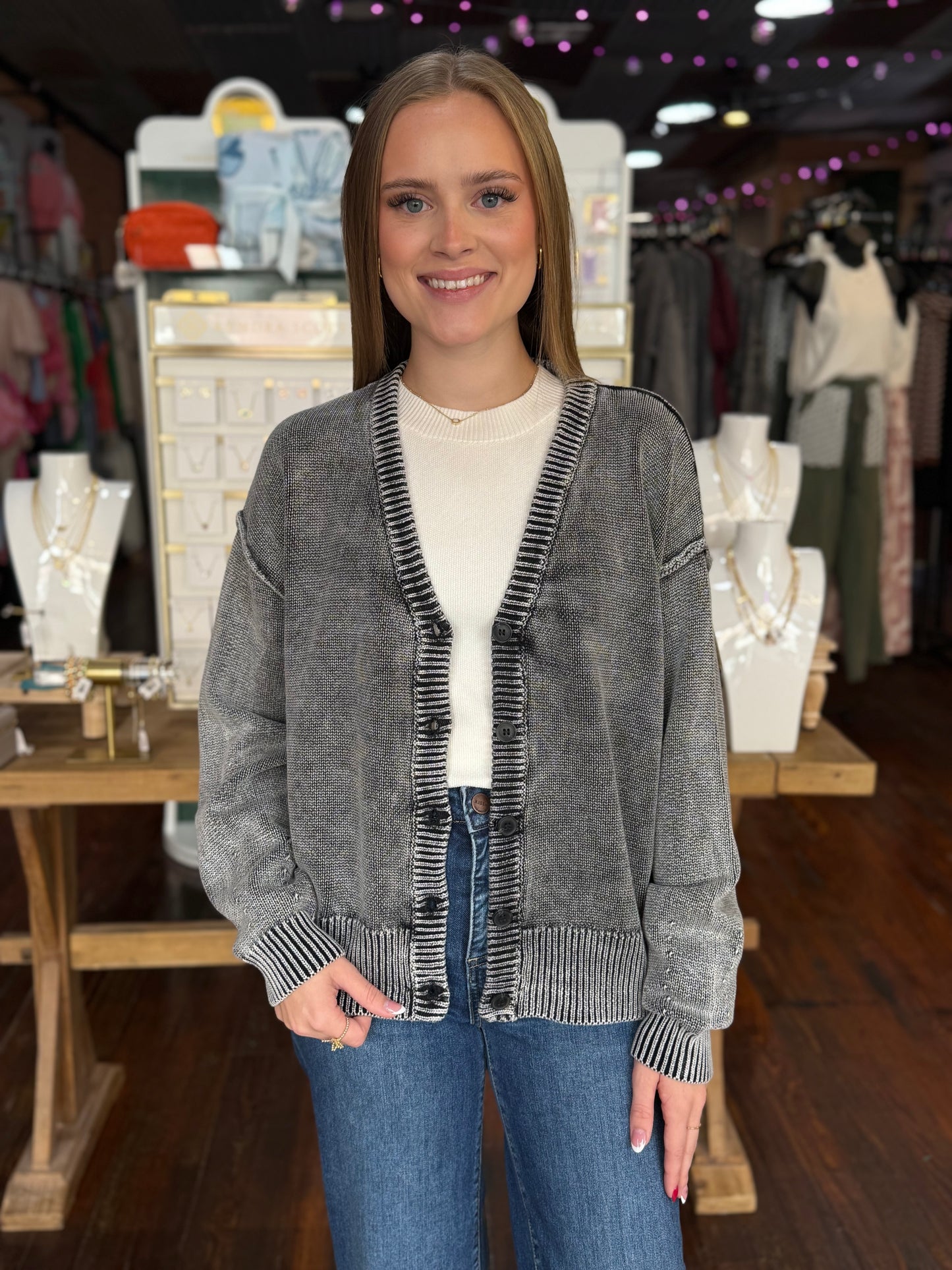 Chic n Cozy Cardigan in Black