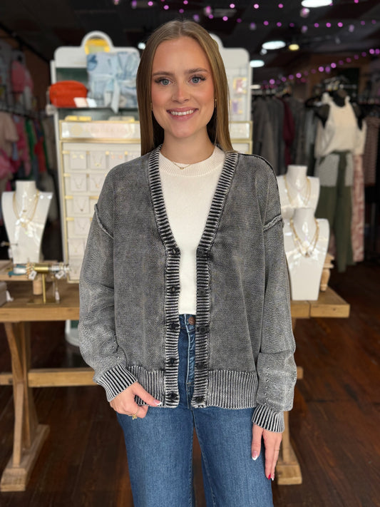 Chic n Cozy Cardigan in Black