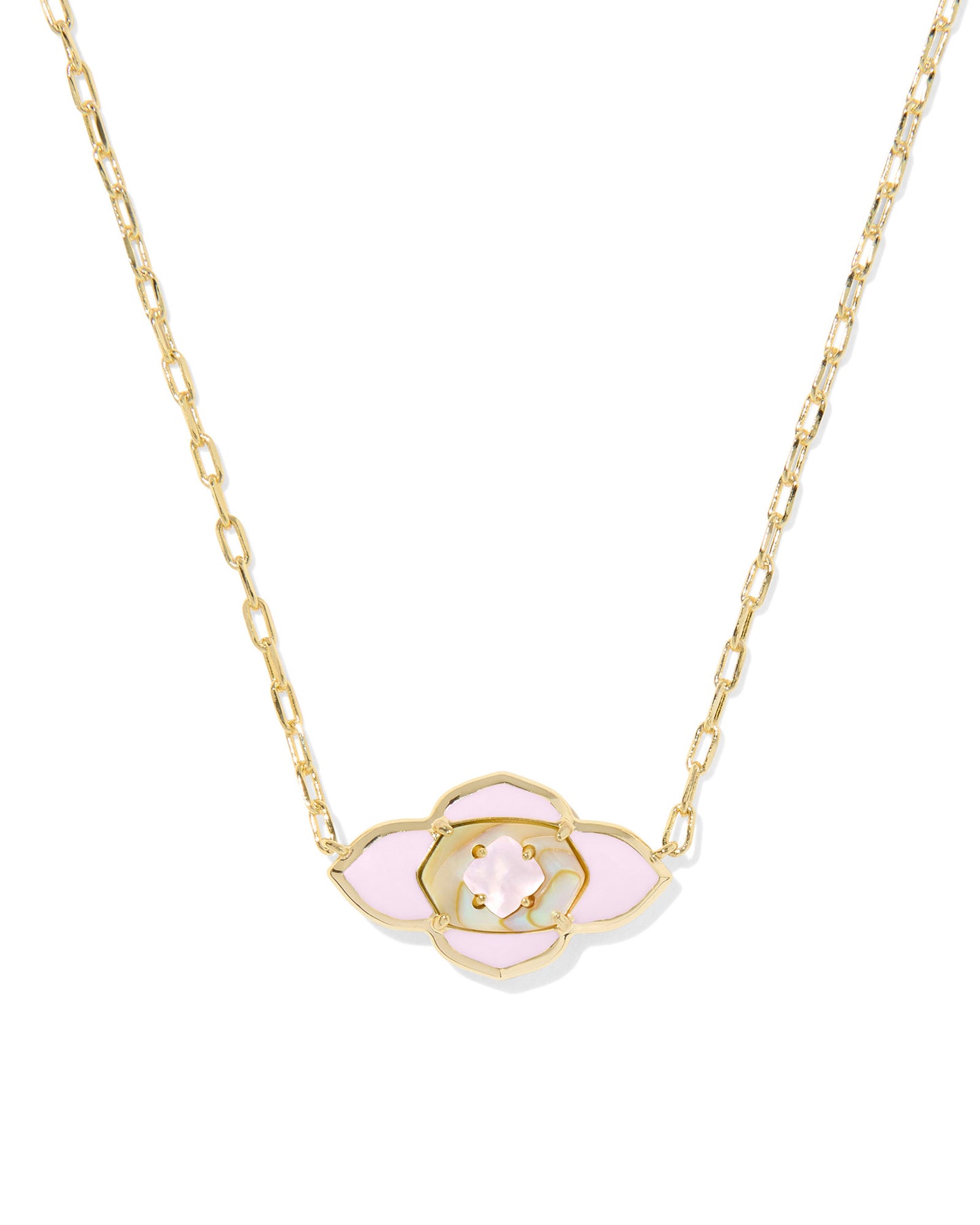 Abbie Medallion Short Pendant Necklace - KS