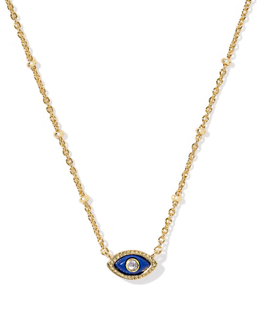 Mini Eye Short Pendant Necklace - KS