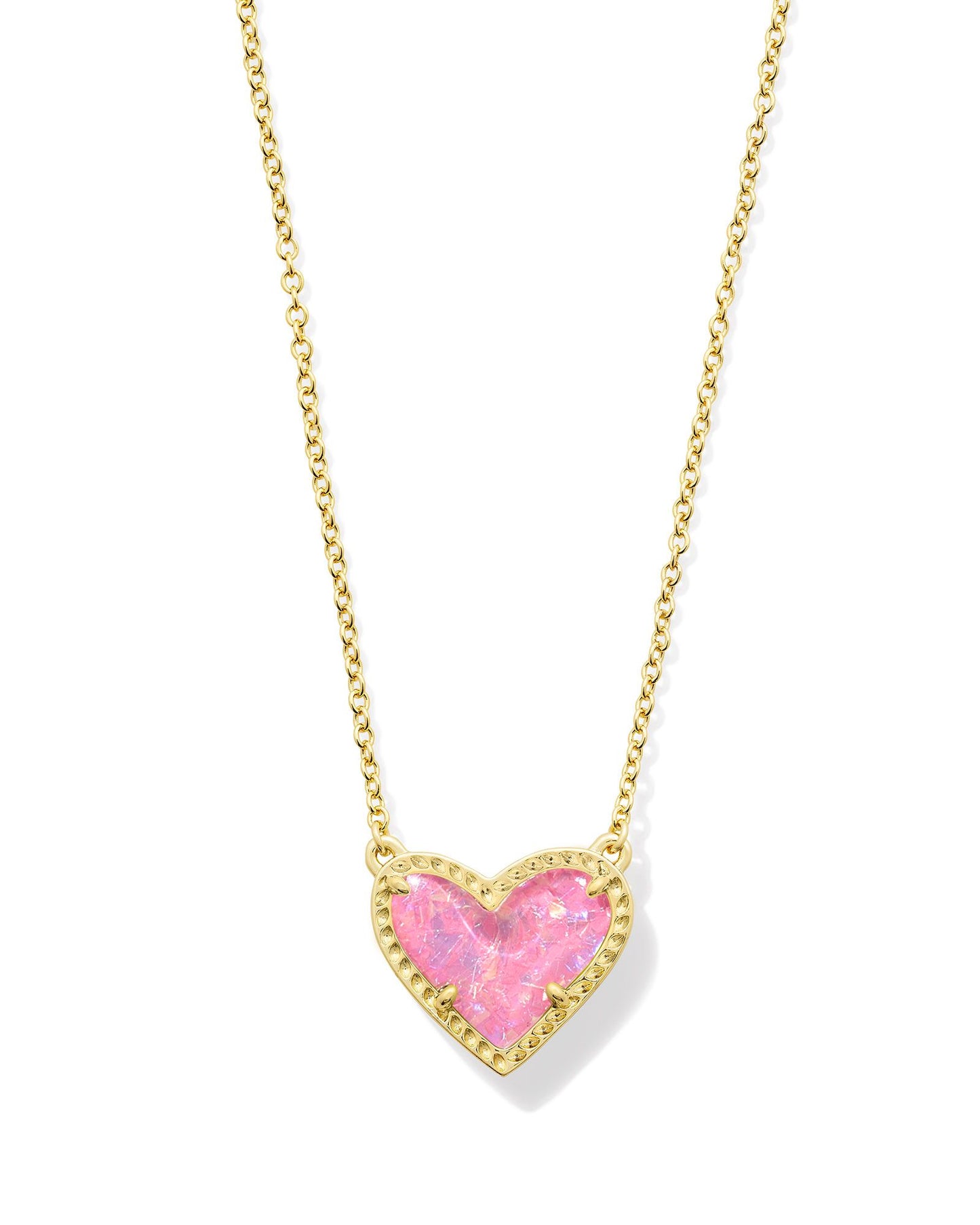 Ari Heart Short Pendant Necklace - KS