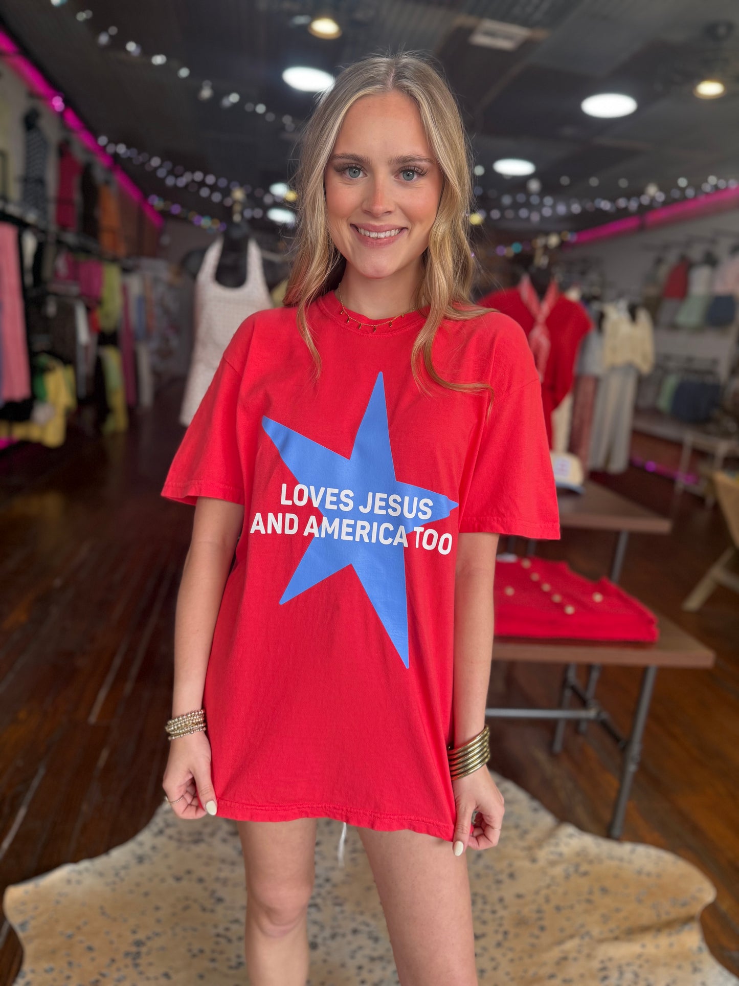 Loves Jesus & America Too Graphic