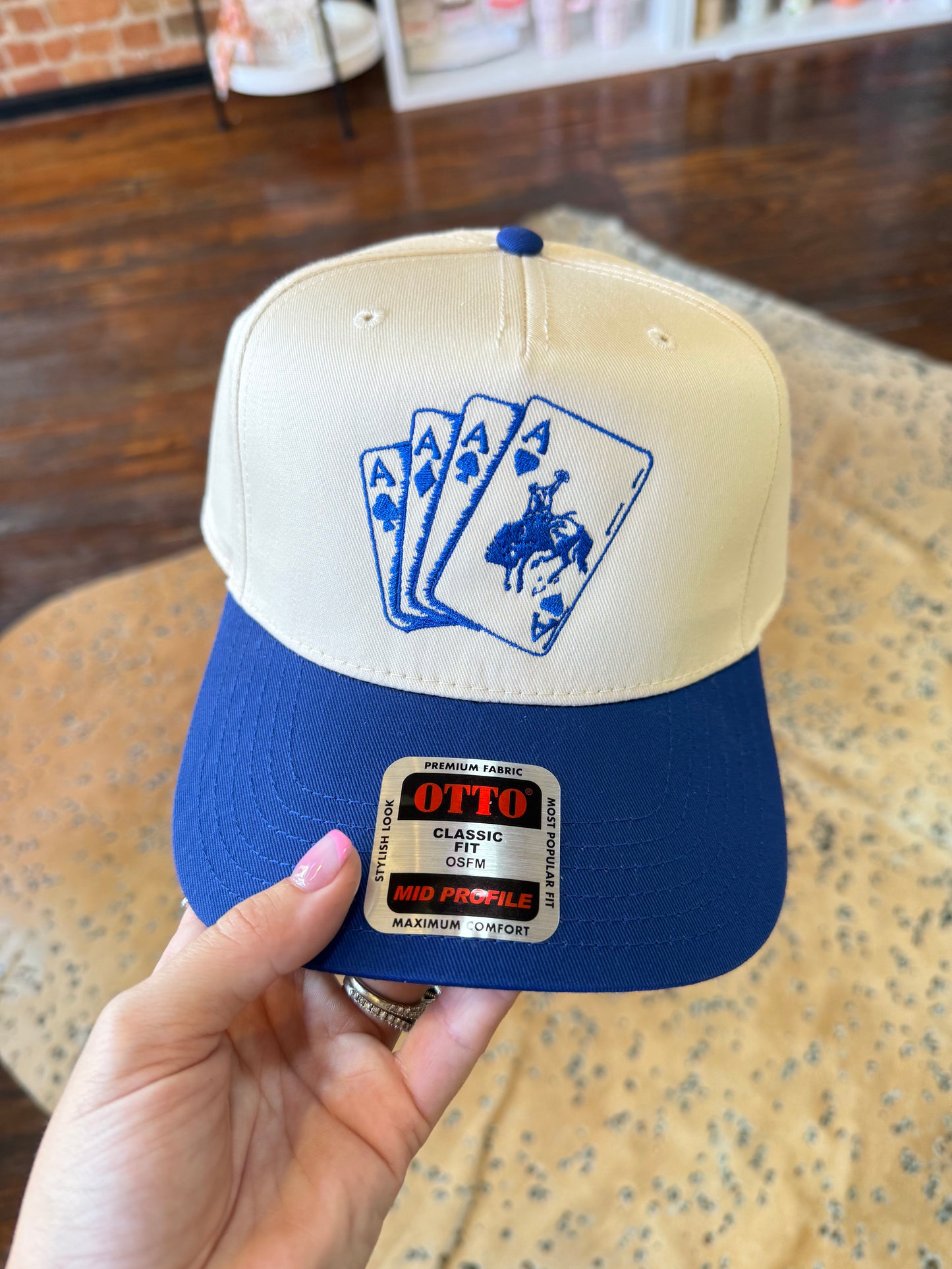 Western Cowboy Card Trucker Hat