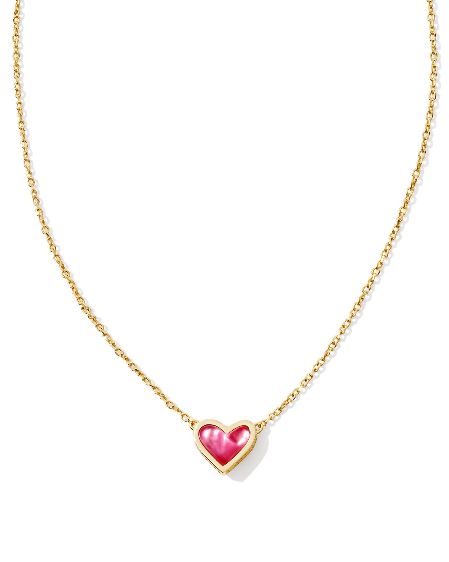 Framed Ari Heart Pendant Necklace - KS