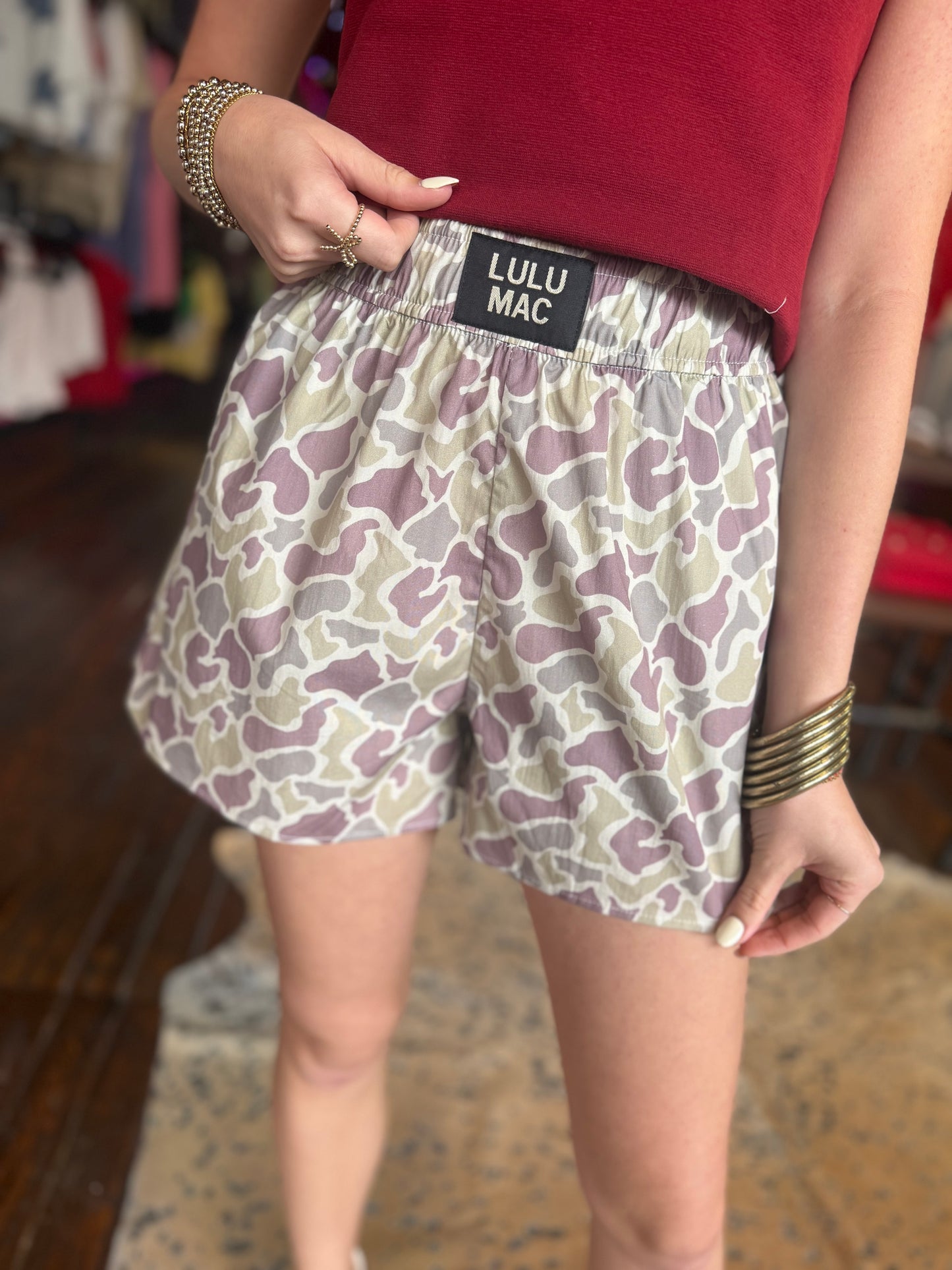 Lulu Mac Light Camo Boxer Shorts