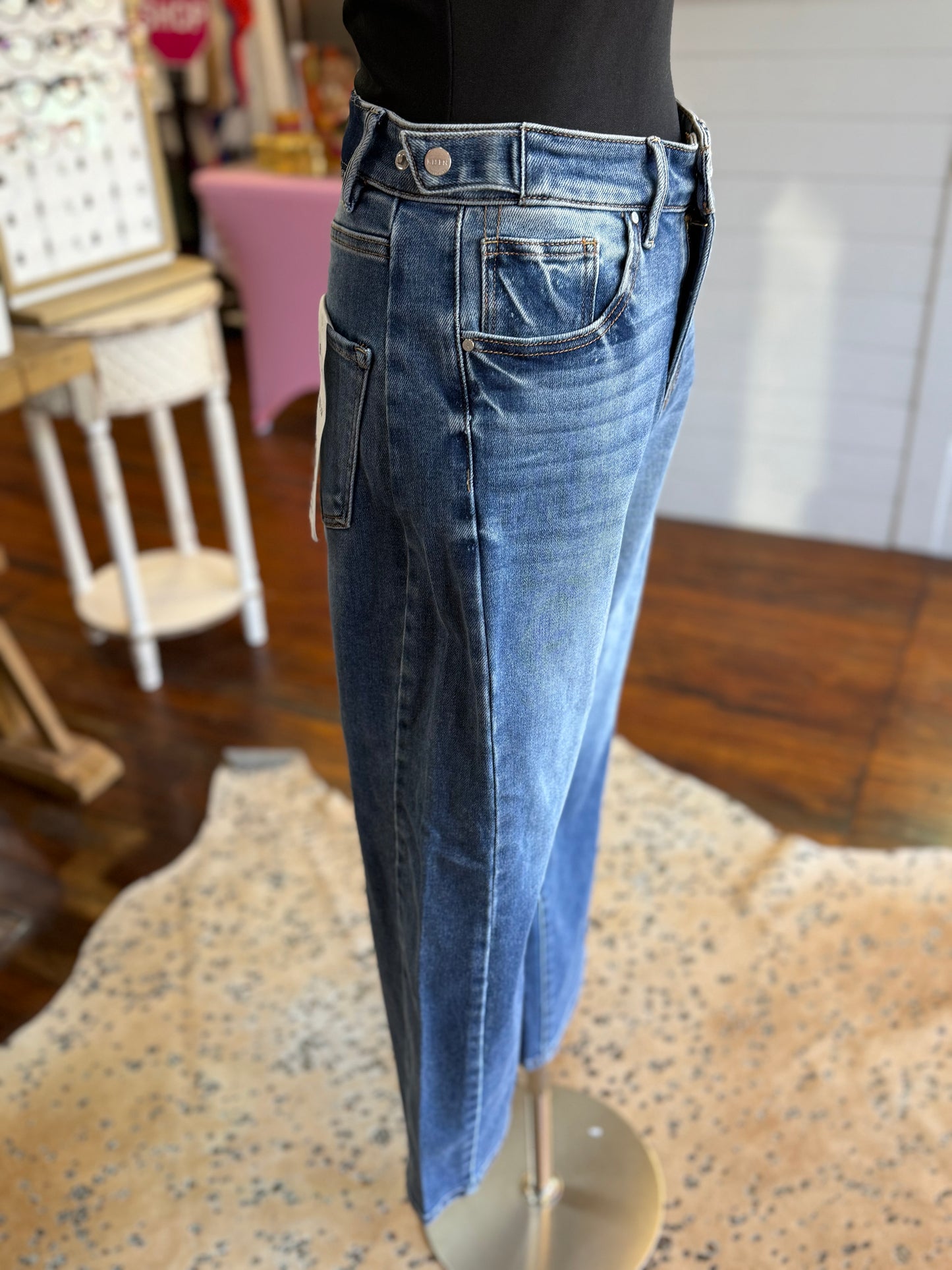 Dark Crop Barrel Jean x Risen