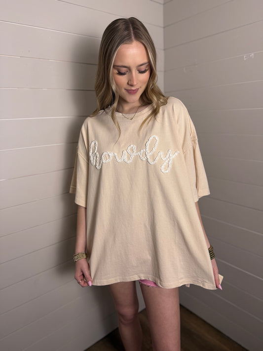 Laced Howdy Oversized Graphic