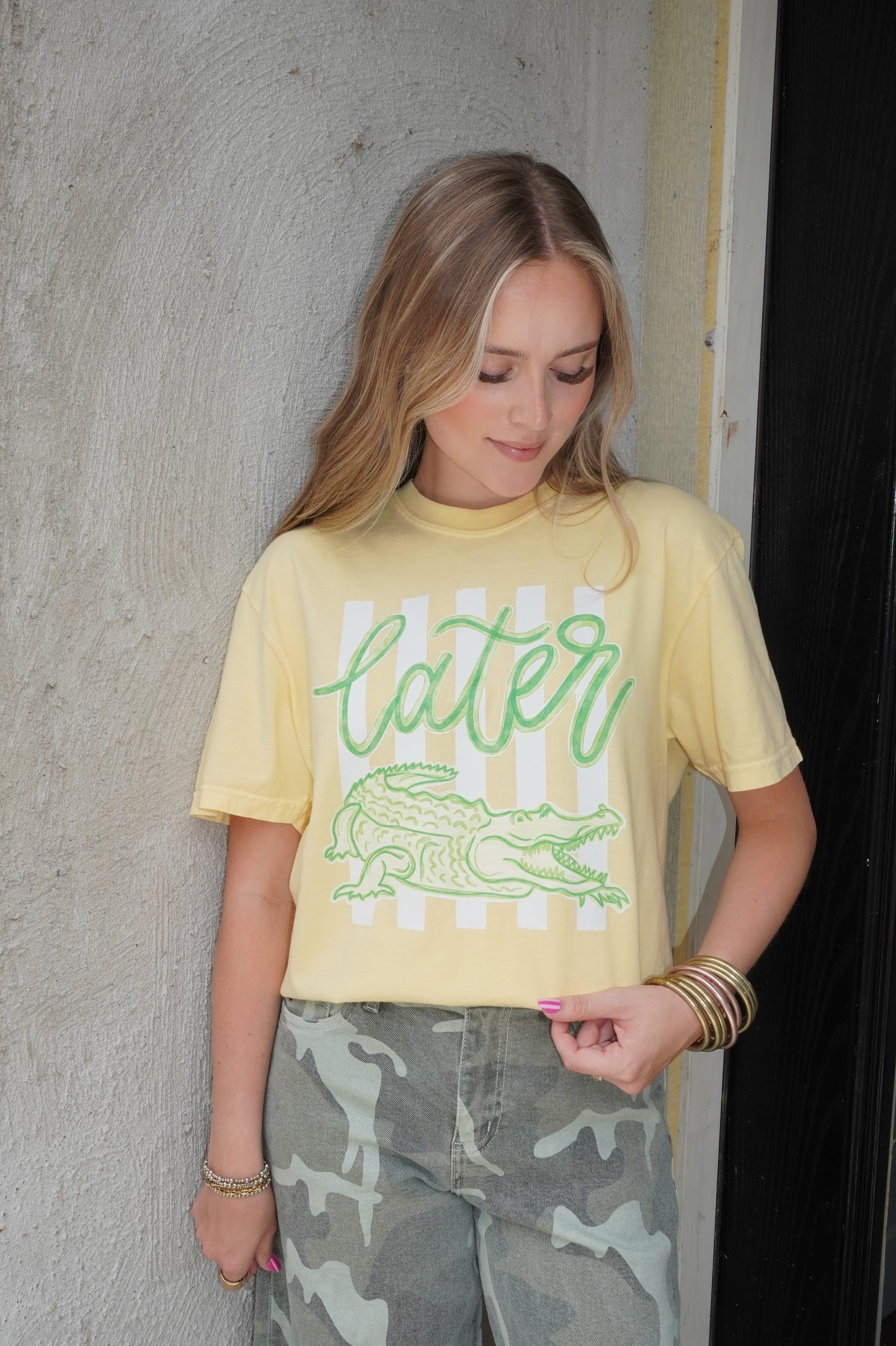 Later Gator Graphic in Butter Yellow