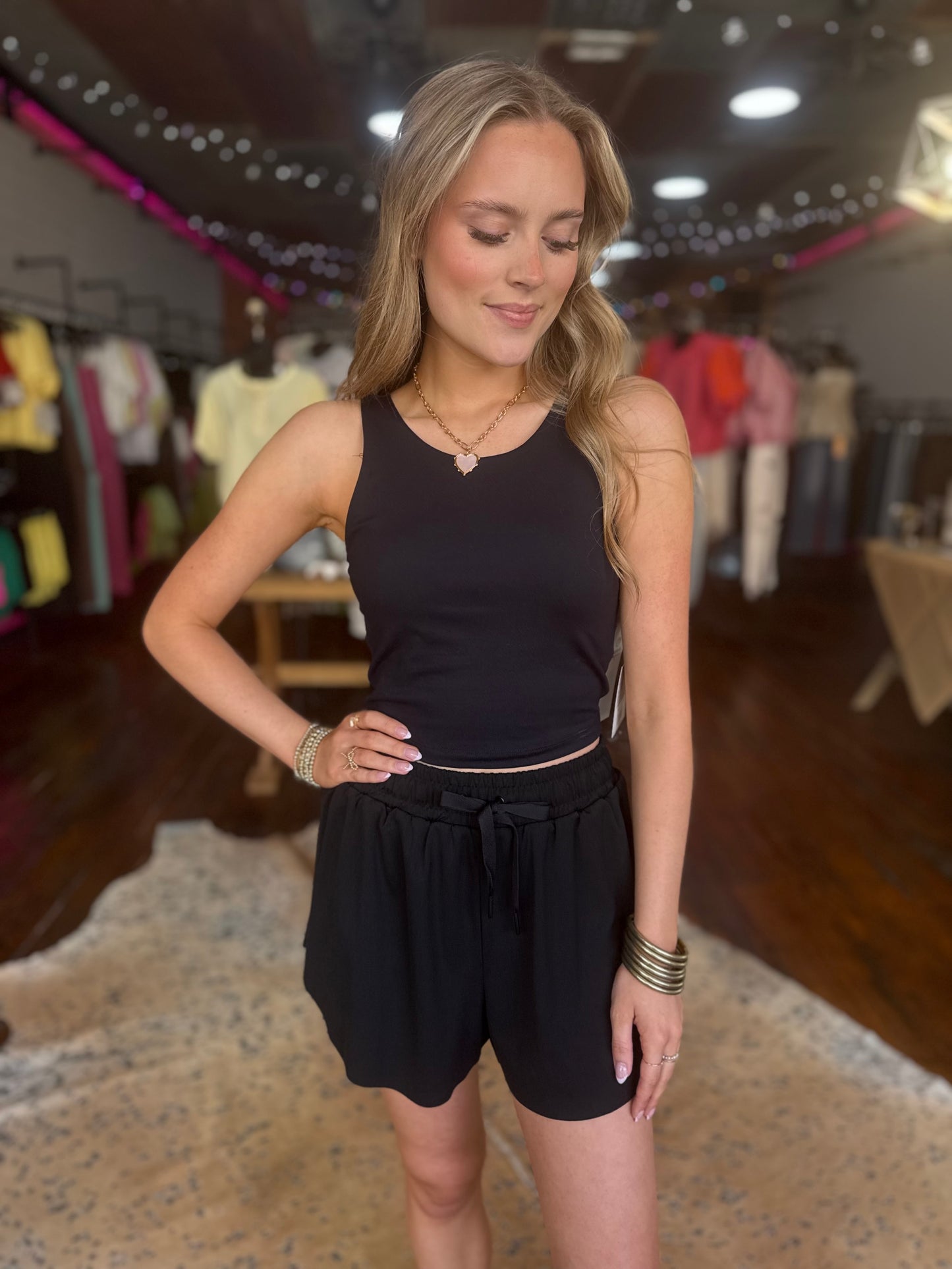 Venice Cloud Active Tank in Black