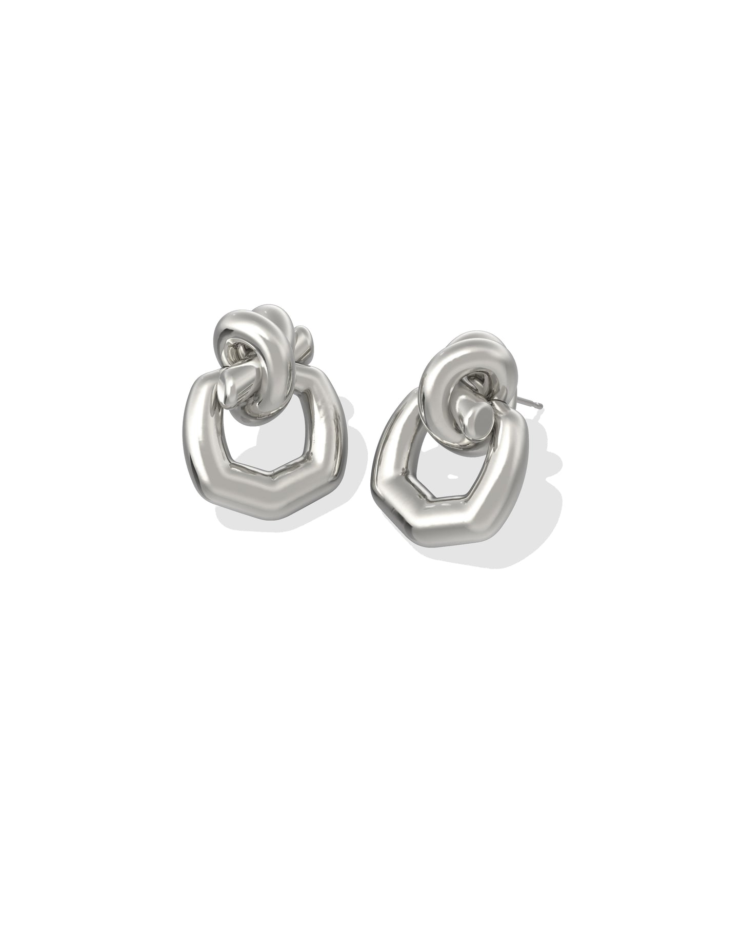 Parker Knot Open Frame Earrings - KS