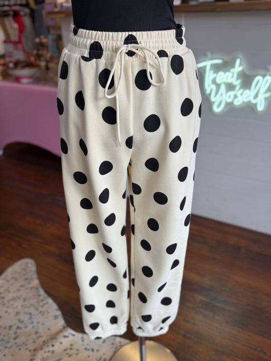 Polka Dot Sweatpants