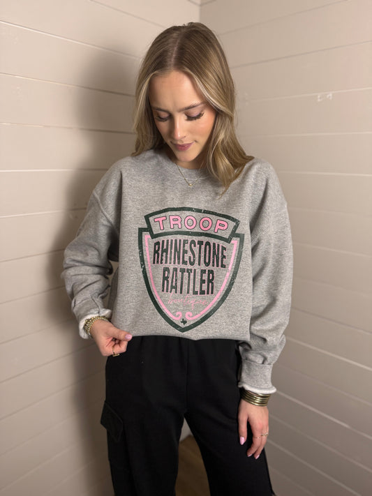 RRB Crewneck Sweatshirt in Grey